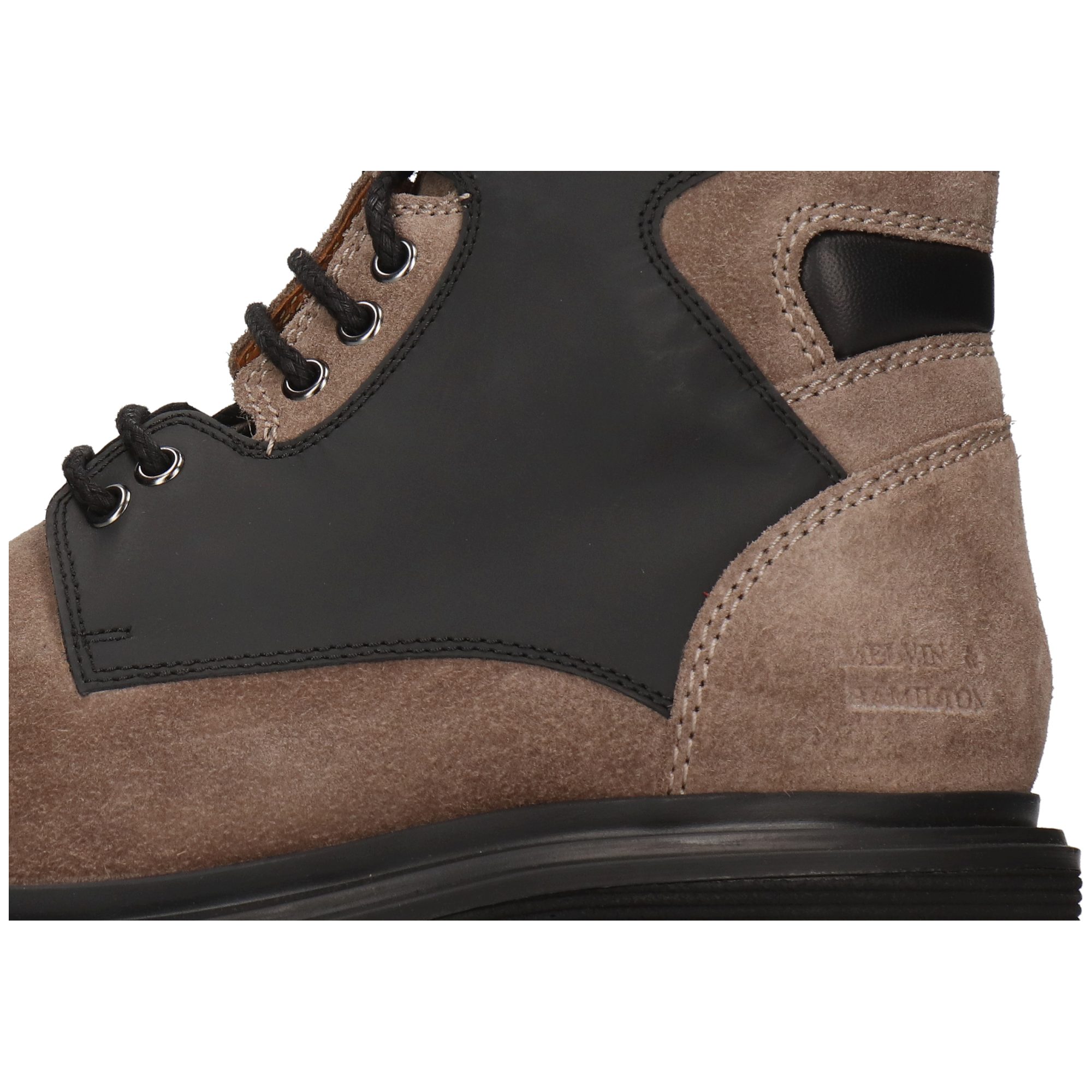 Melvin & Hamilton Matteo 8 Leder-Schnürstiefeletten für Herren Stiefelette Plateausohlen, Echtes Leder