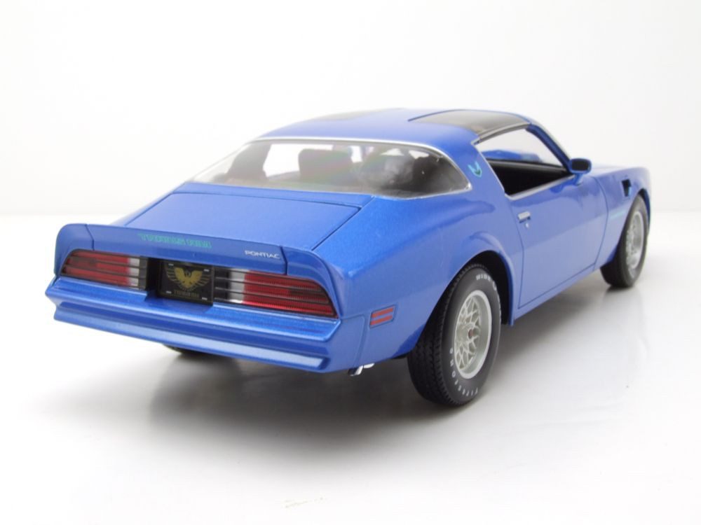 Maisto® Modellauto Pontiac Firebird Trans Am 1978 blau metallic, Maßstab 1:18