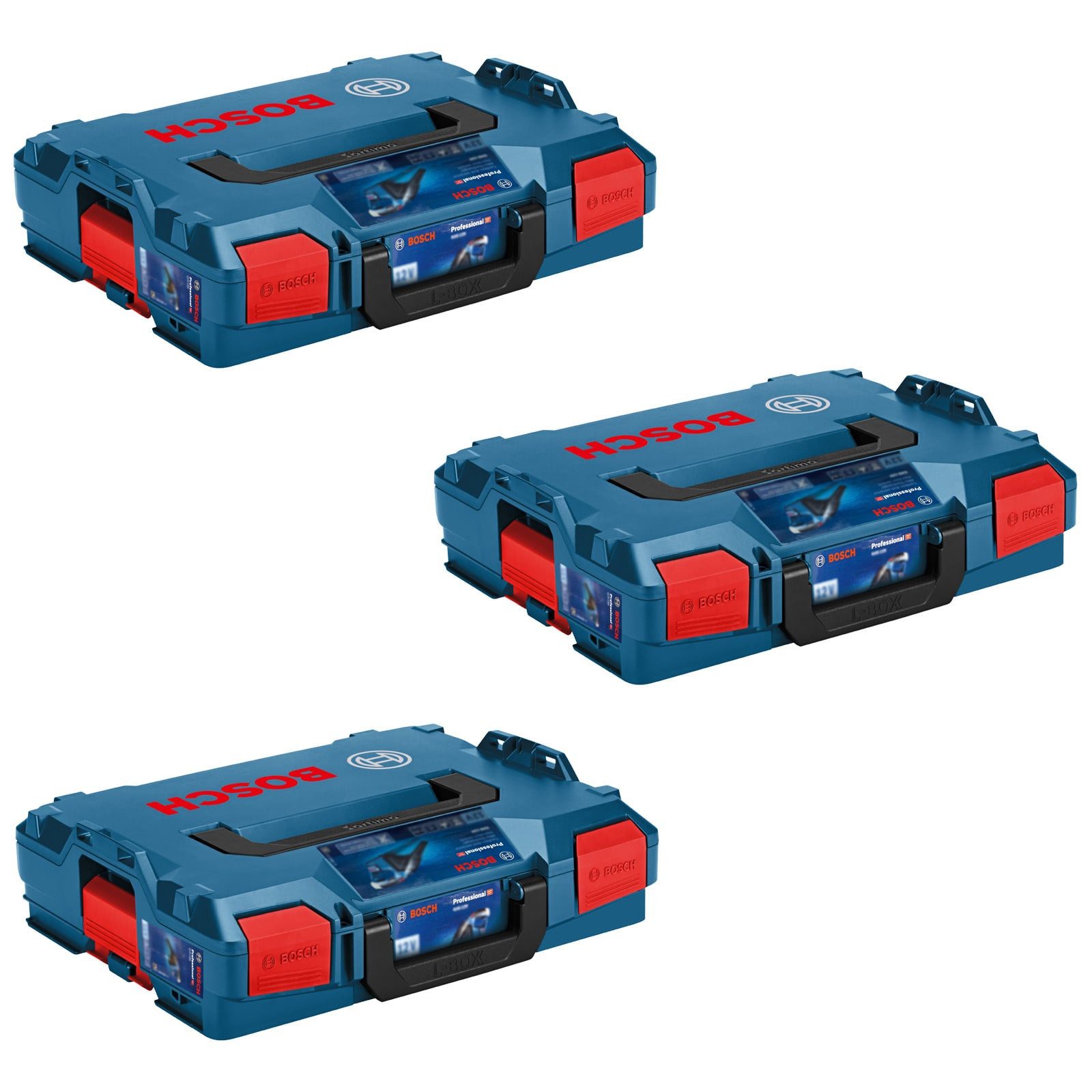 BOSCH Aufbewahrungsbox Bosch 3x L-Boxx 102 Professional