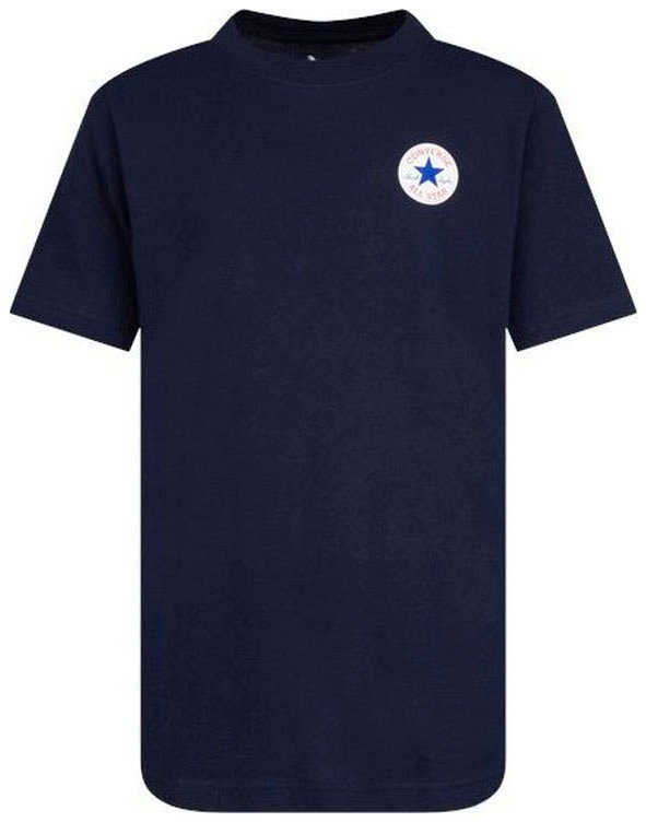 Converse Kurzarmshirt für Kinder und Jugendliche mit Brandlabel innen, aus luftigem Jersey-Material – Bild 2 von 5