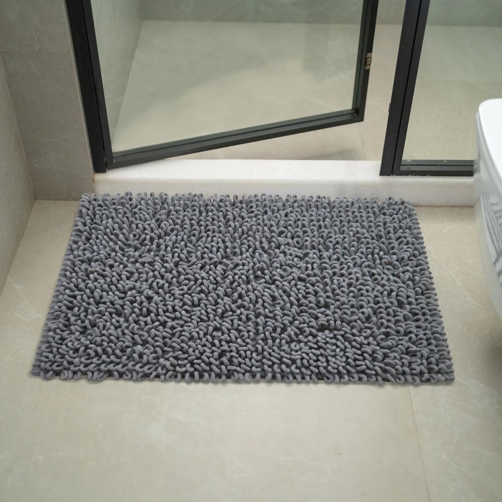 K-HOME Badematte SLING, Badvorleger, Badezimmer Teppich, sehr weiche dichte Fasern, schnell trocknend, fusselfreier Badteppich