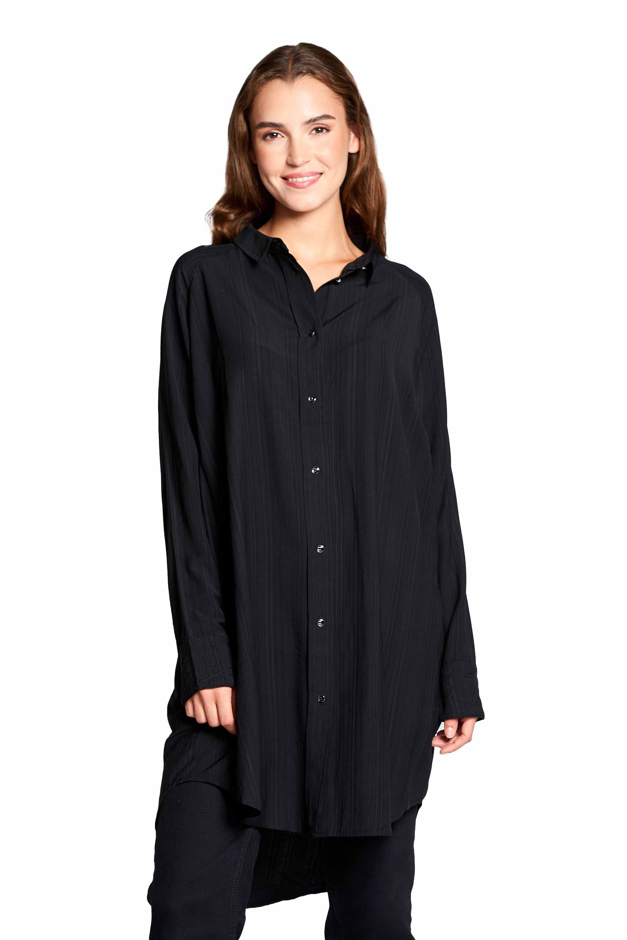Longbluse HANY BLACK
