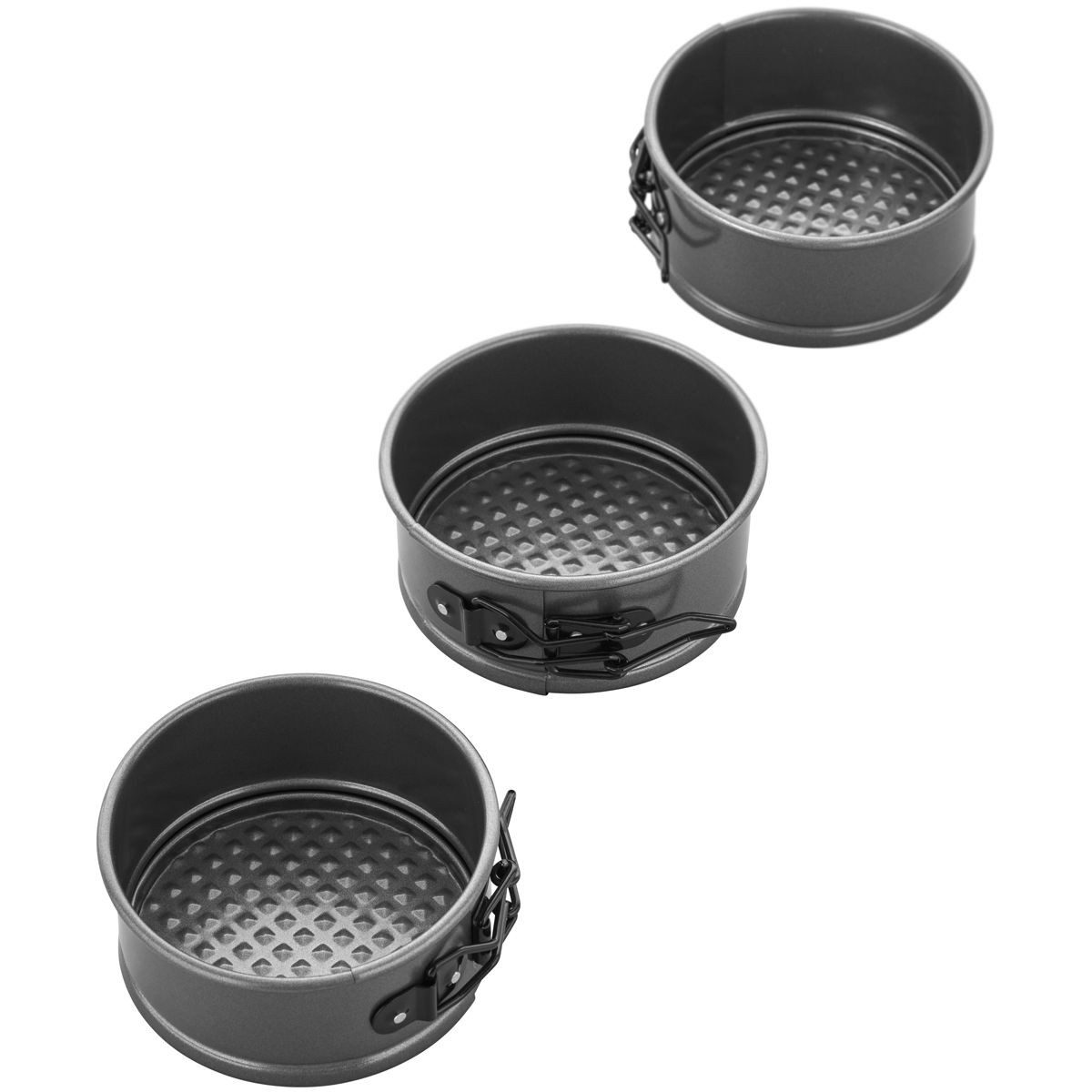 Wilton Backform Wilton Mini Springform Backform 3 Stück, (Set 3-tlg)
