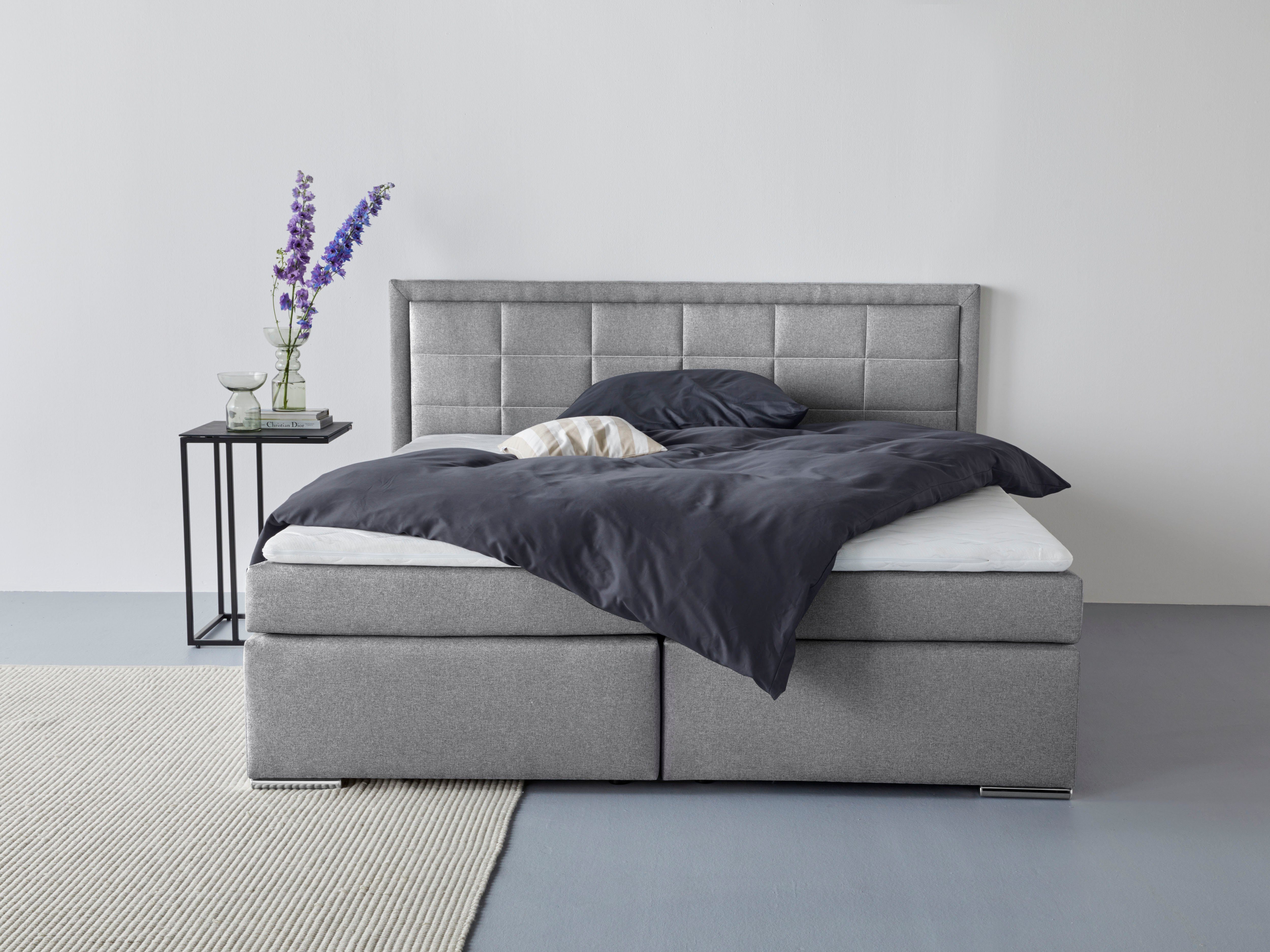 COLLECTION AB Boxbett "Athena" wahlweise mit Bettkasten, inkl. Topper bei Ausführung mit Matratze, in Härtegraden H2, H3, H4