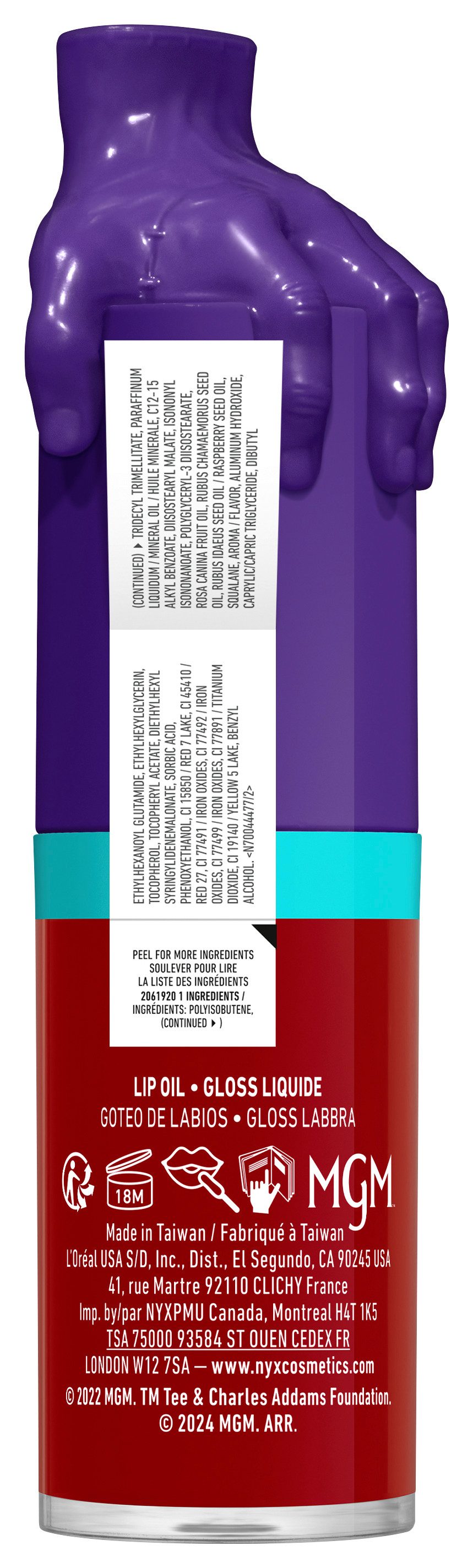 NYX Lipgloss NYX Professional Makeup Wednesday Mystery Lip Oil