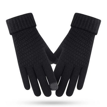 FIDDY Arbeitshandschuhe Damen Winter Touchscreen Handschuhe, Warme Wolle Gefütterte Handschuhe