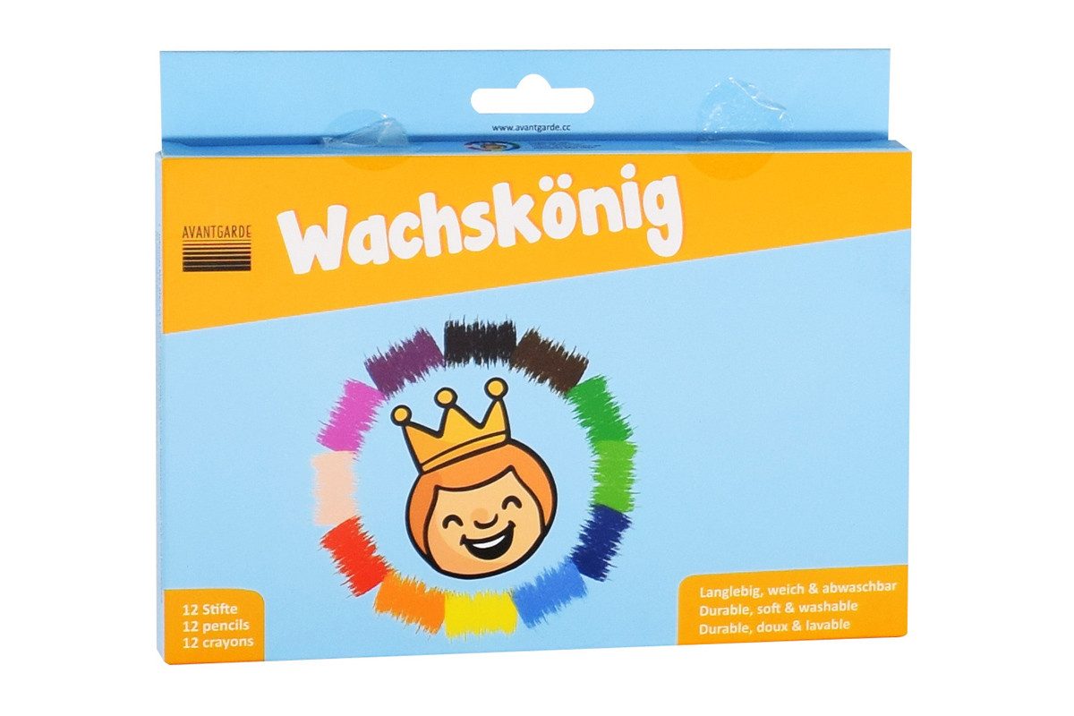 AVANTGARDE Wachsmalstift Wachskönig, (Set 12, 12-tlg)