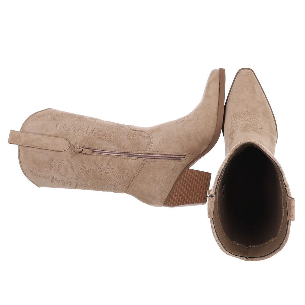 Ital-Design Stilvolle Damenstiefel aus hochwertigem Material günstig online kaufen