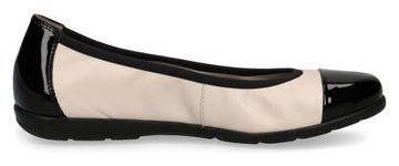 Caprice Ballerina Loafer, Slipper, Festtags Schuh mit Lack-Details