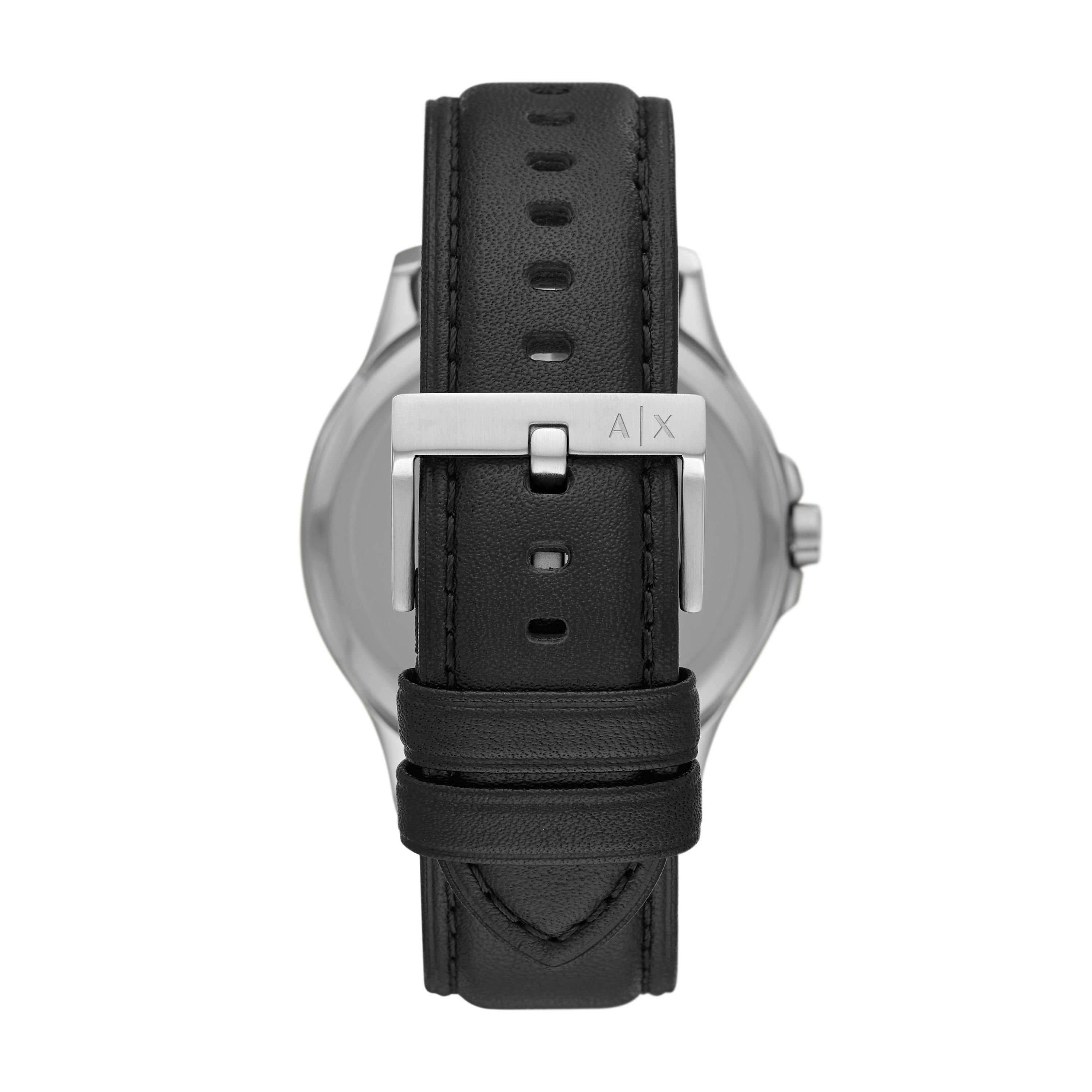 ARMANI EXCHANGE Quarzuhr The Black Classic Edelstahl