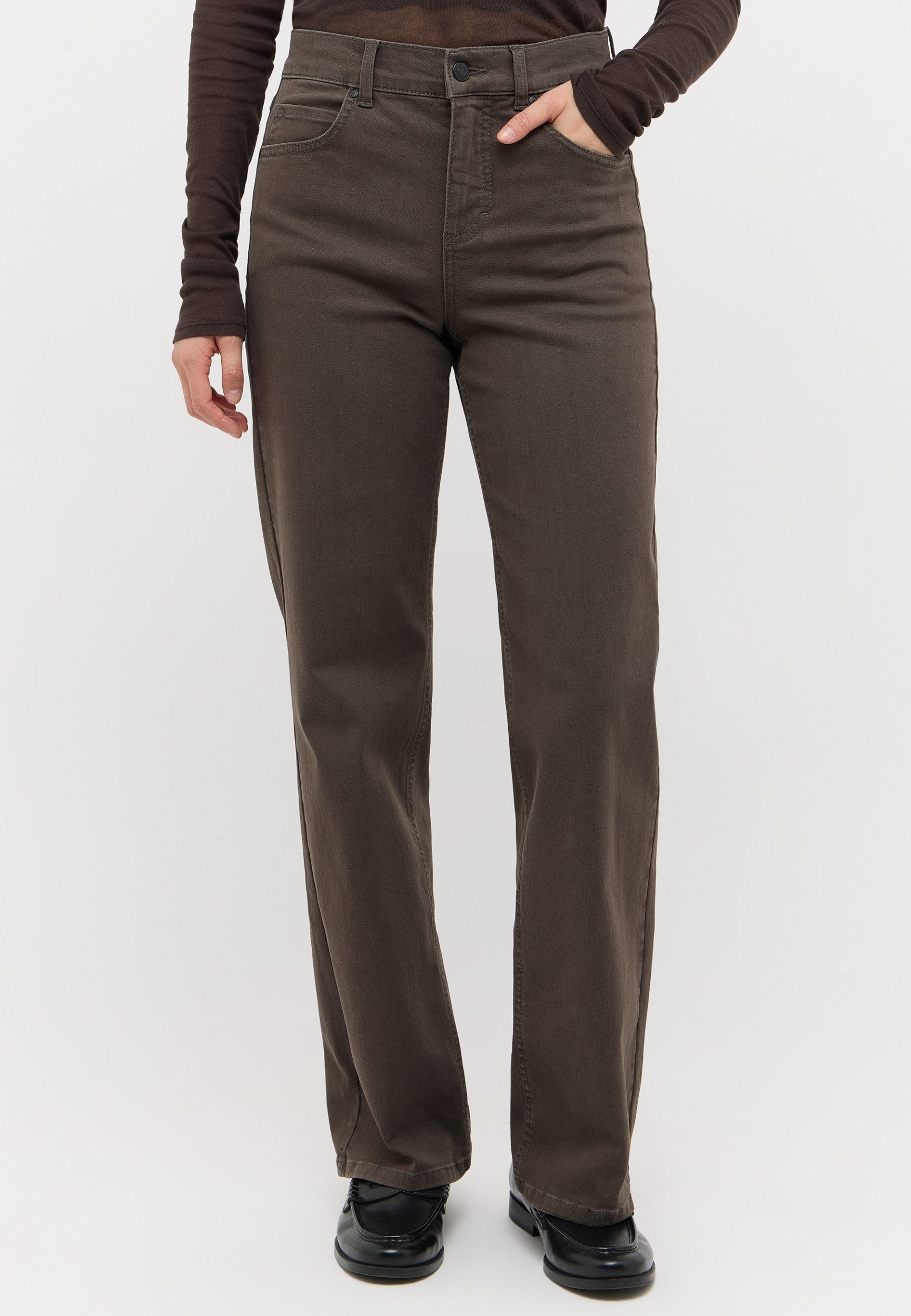 ANGELS Gerade Jeans LARA - Damen Jeans - Wide Leg Jeans