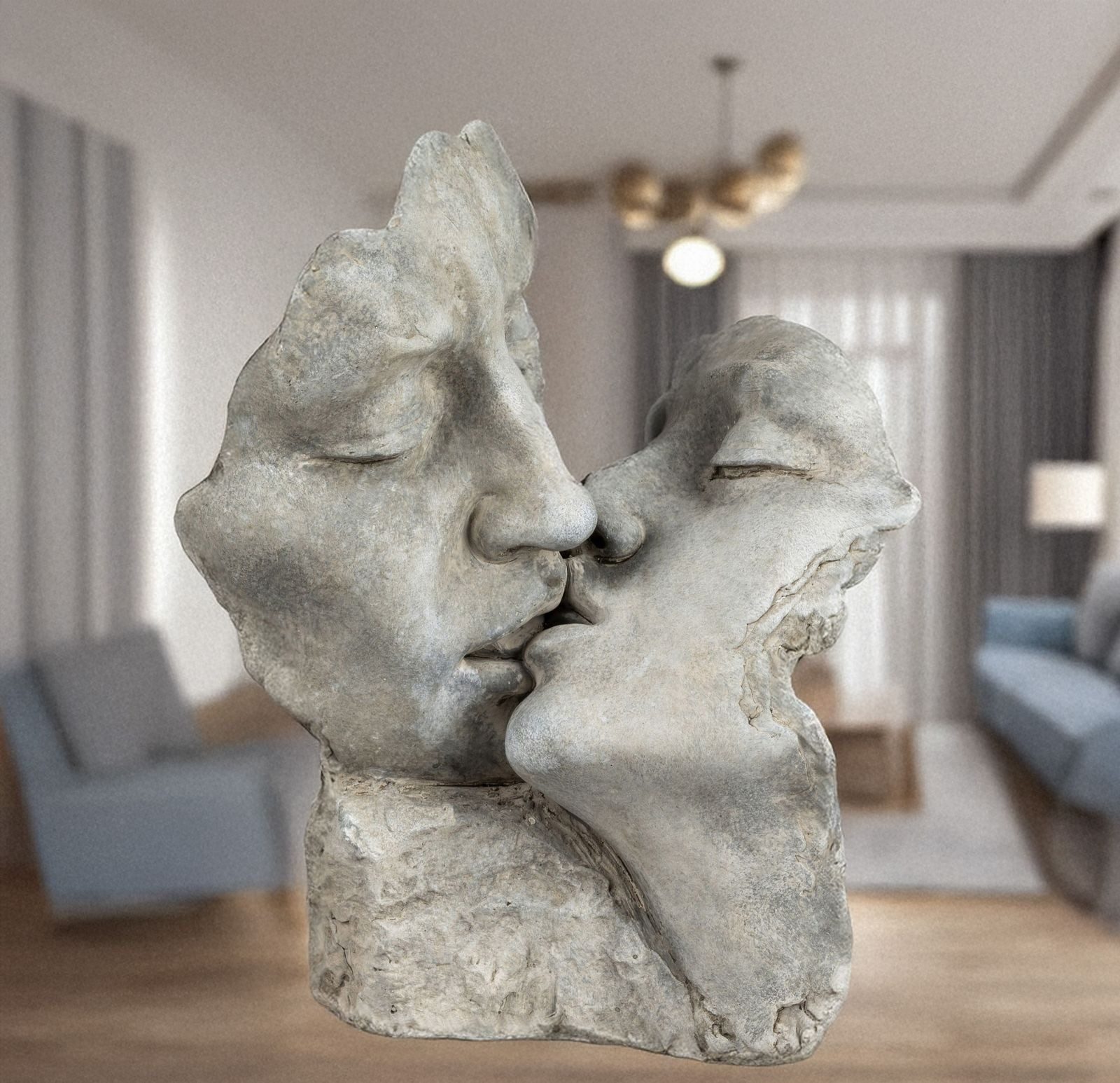 formano Gartenfigur Büste Paar Zementstein Antik-Optik günstig online kaufen