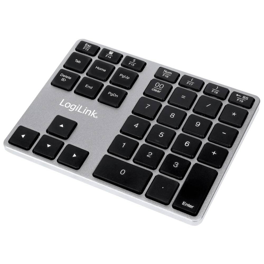 LogiLink Keypad, Bluetooth, Aluminium ID0187 Tastatur