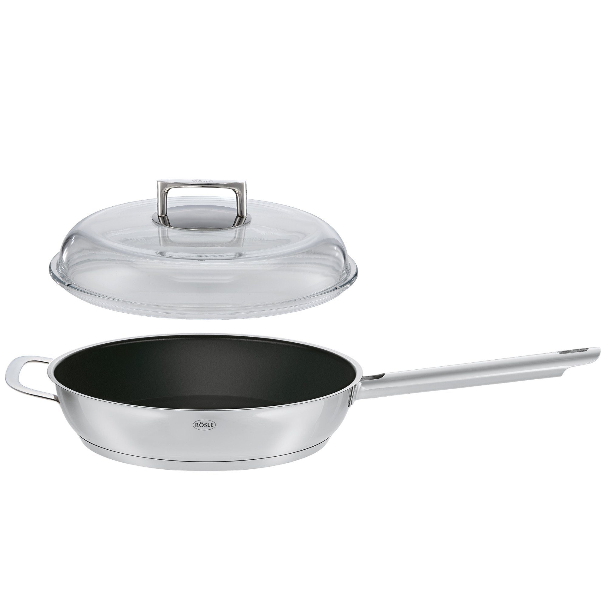 RÖSLE Bratpfanne RÖSLE Set Bratpfanne Elegance mit Antihaftversiegelung 32 cm mit