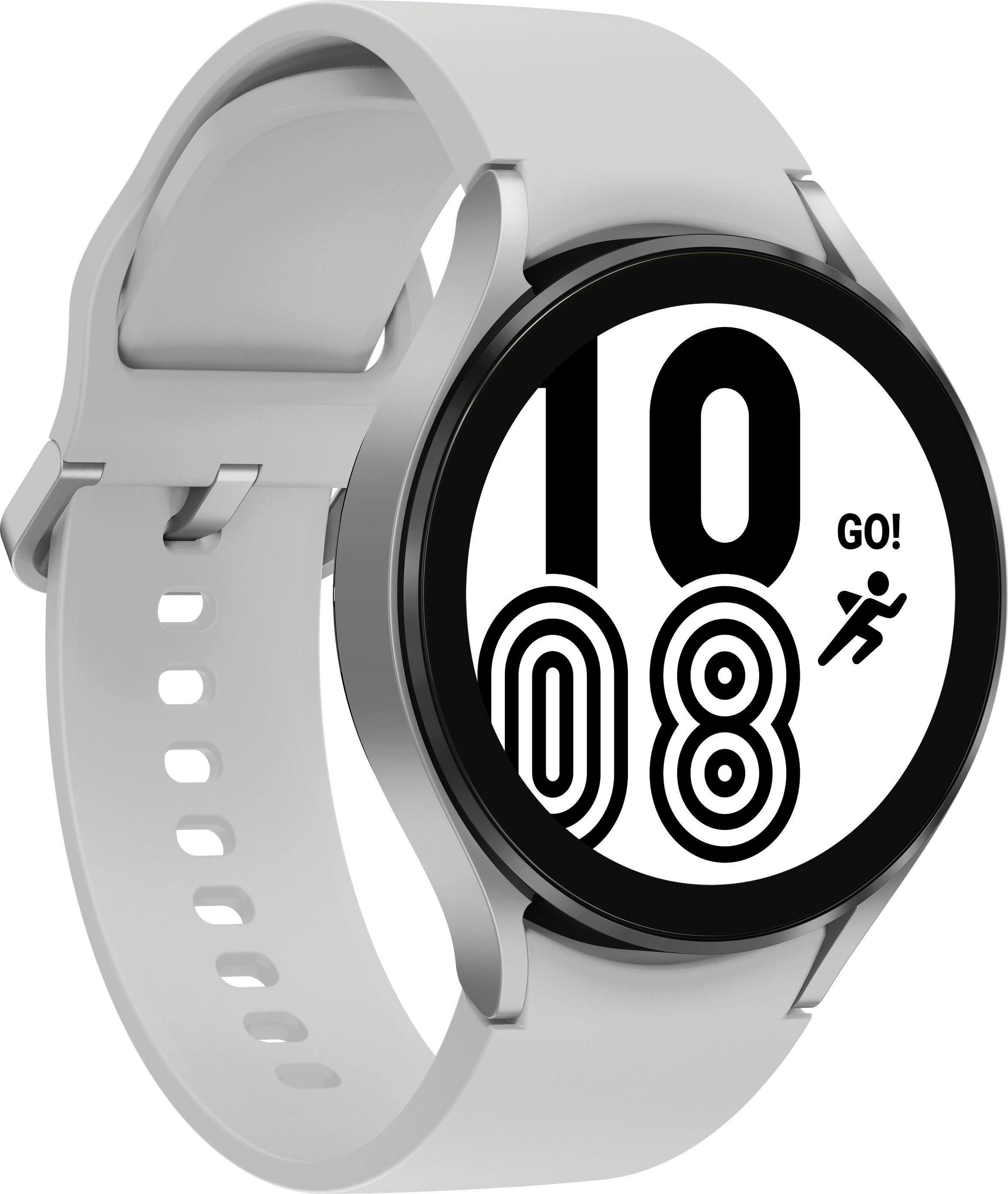 Galaxy Uhr, Samsung Watch Fitness Smartwatch Gesundheitsfunktionen Wear 4 by OS 44mm Tracker, Zoll, LTE Google), (1,4 Fitness
