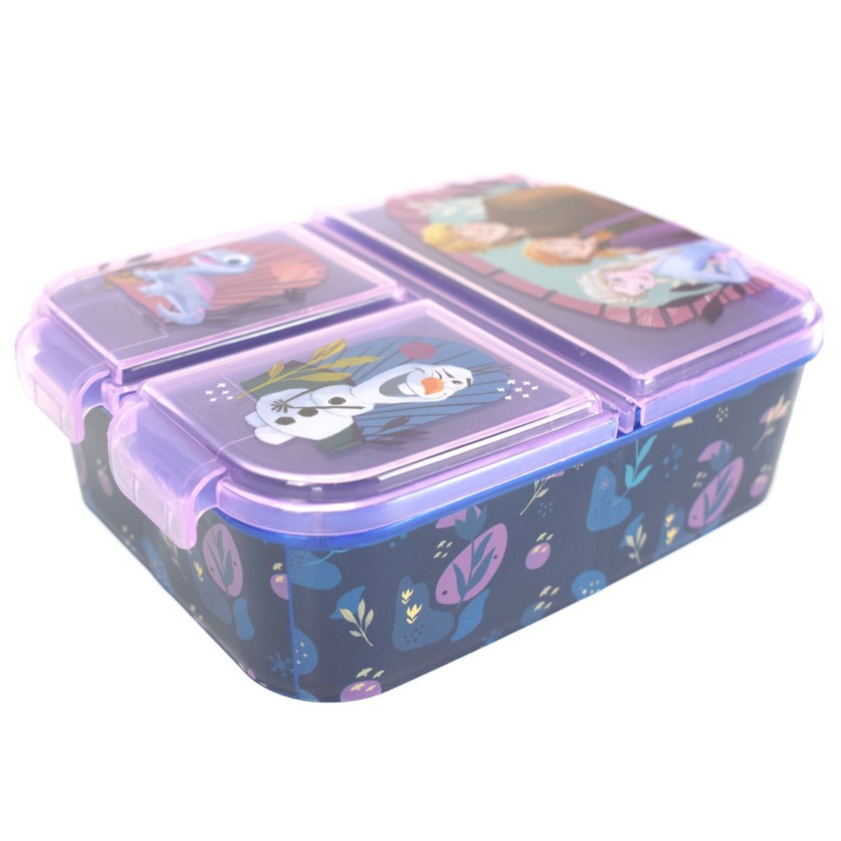Stor Lunchbox Brotdose für Kinder mit 3 Fächern verschiedene Motive, Kunststoff, authentisches Design