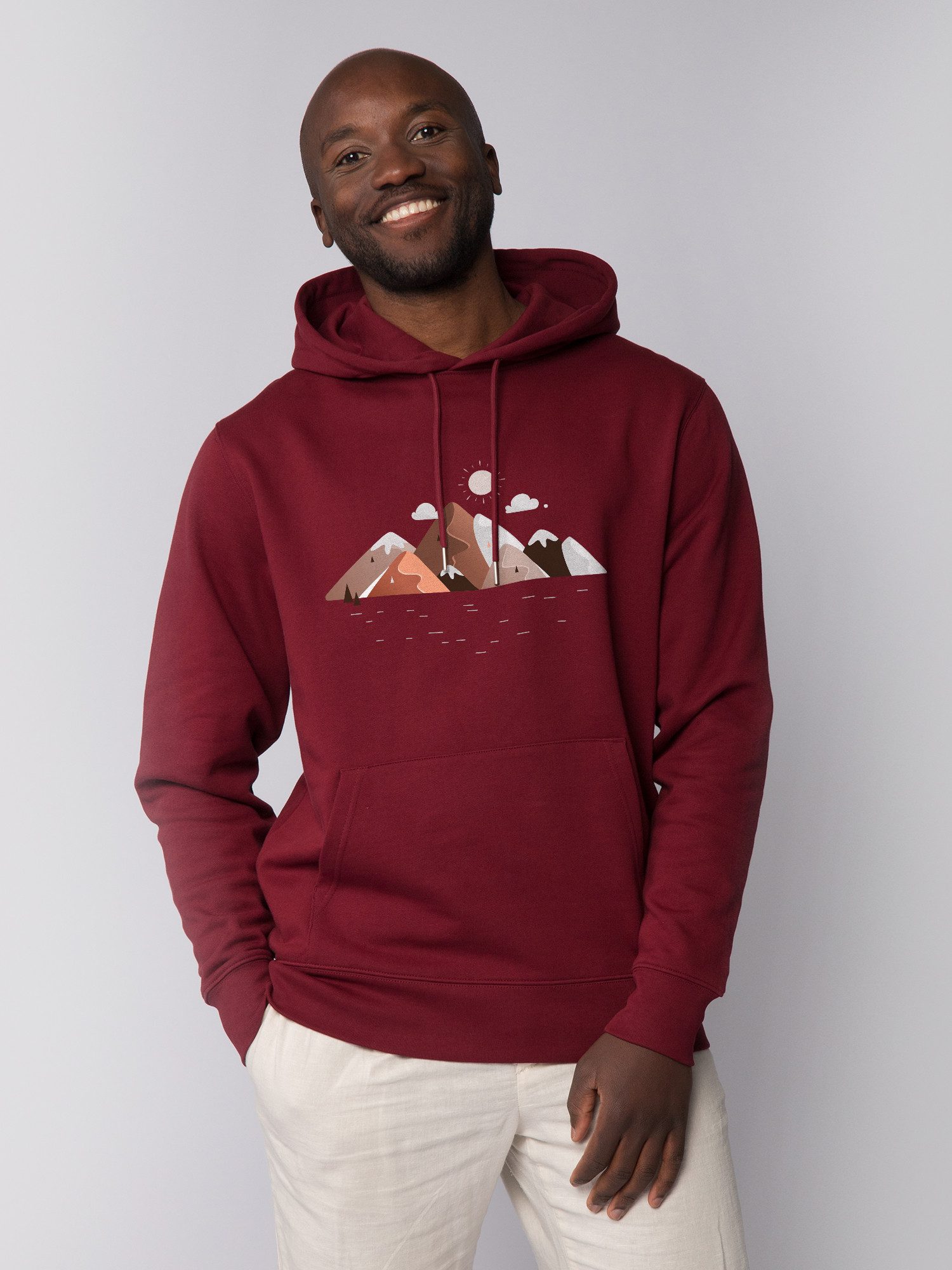 wat? Apparel Hoodie Mountains & Moon