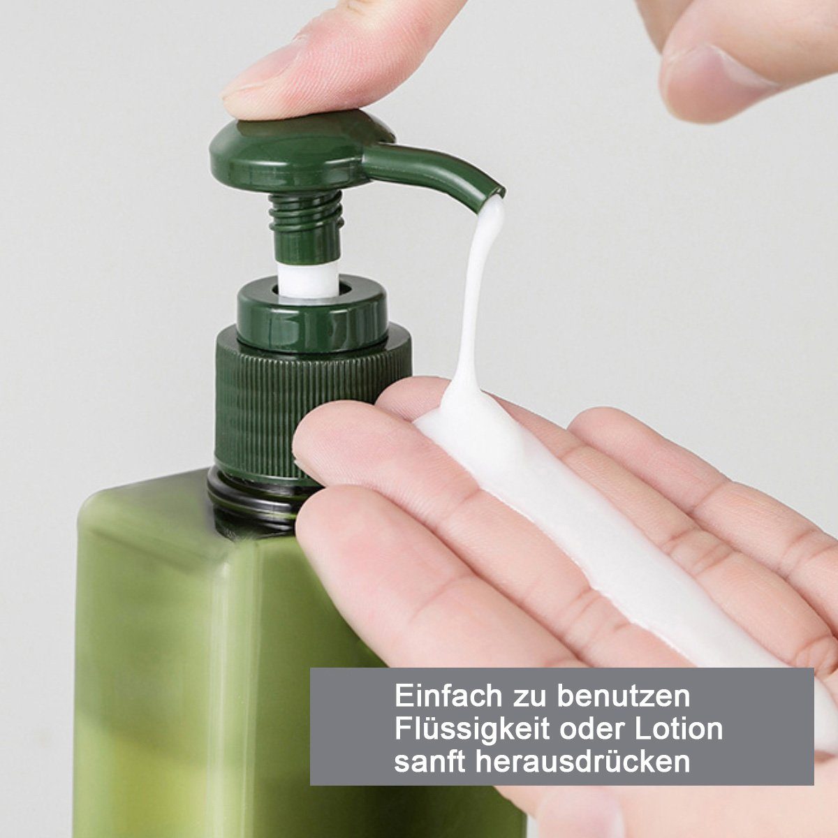 Kunststoff, Shampoo,Dusche Jormftte Seifenspender Plastik,für Pumpspender Seifenspender Transparent2