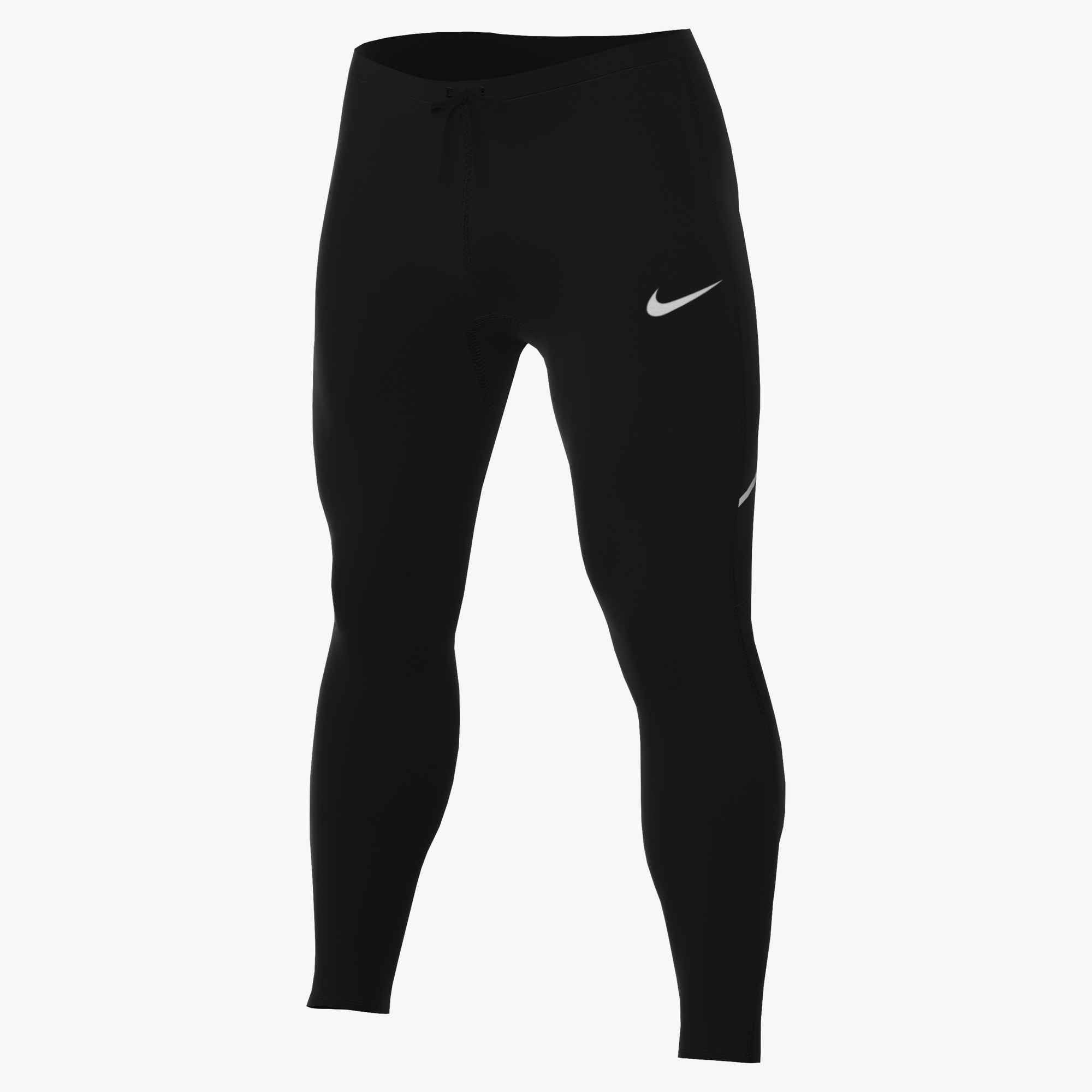 Nike Lauftights Nike Miler Men's Dri-FIT Running Tights mit Reißverschlusstasche, elastisches Material, schnell trocknend