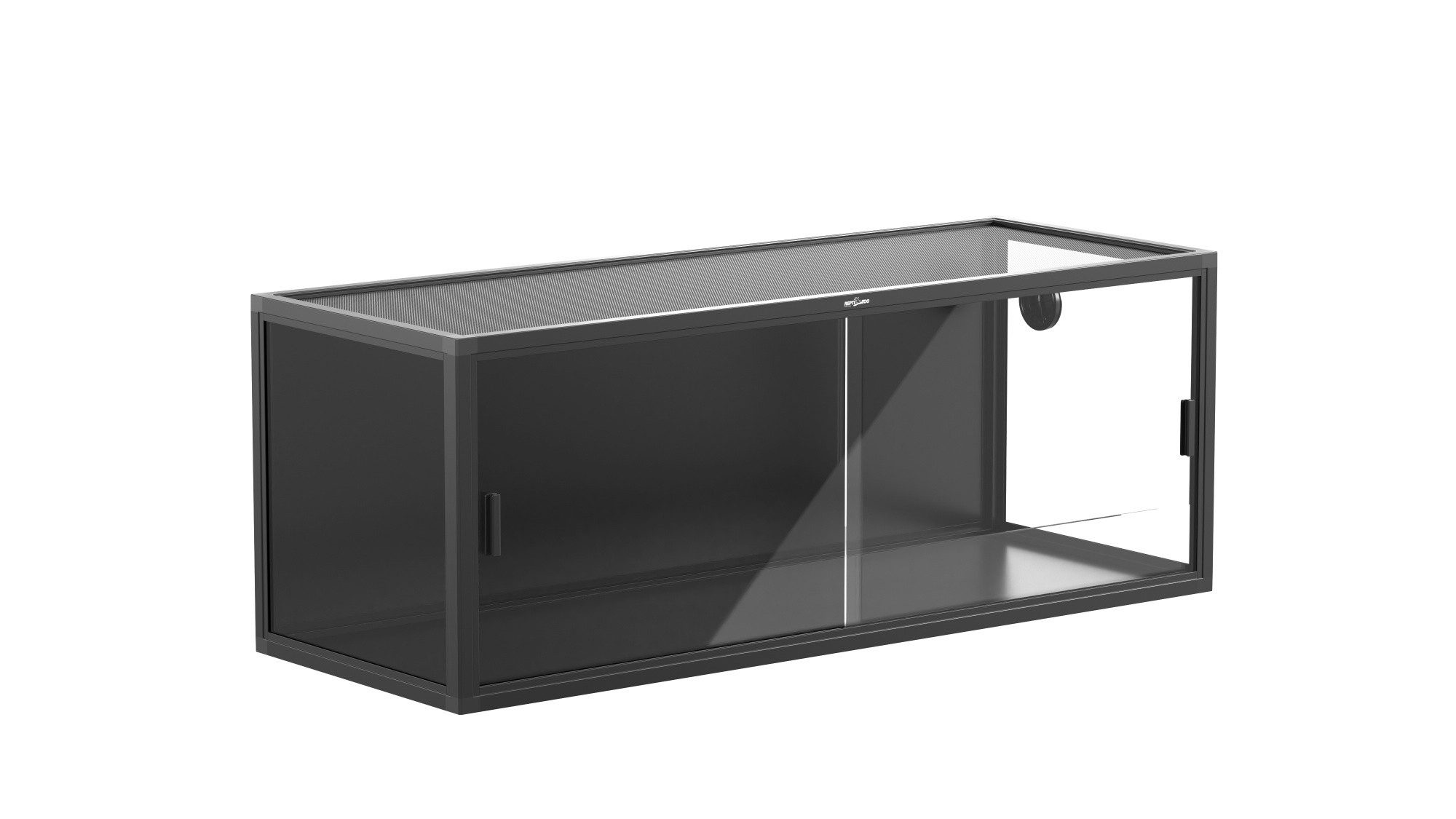 ReptiZoo Terrarium ReptiZoo PC + PVC Terrarium mit Glasschiebescheiben 122x46x46cm (RKA04