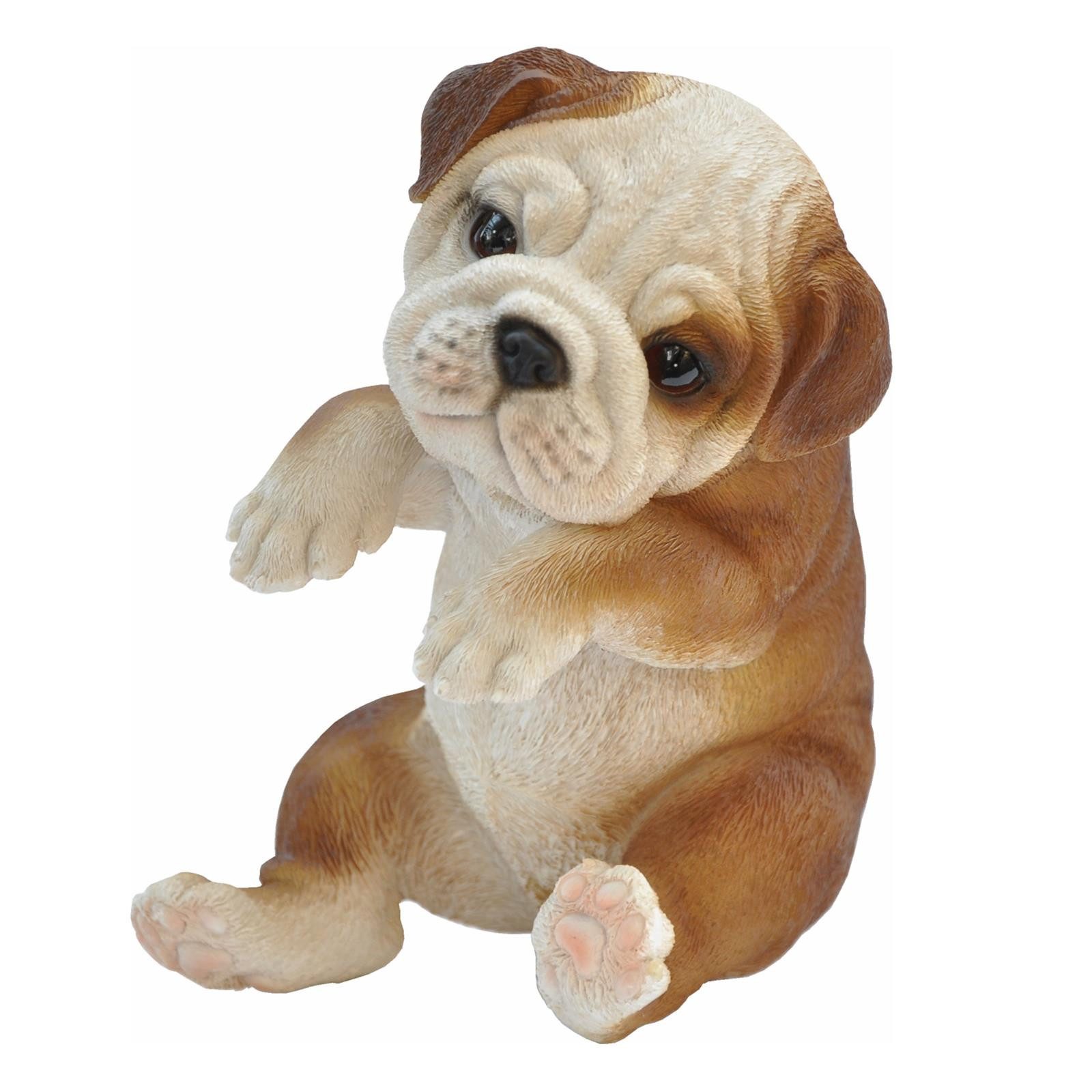 Gartenfigur Dekofigur Gartenfigur Bulldogge 19 x 12 x 11 cm
