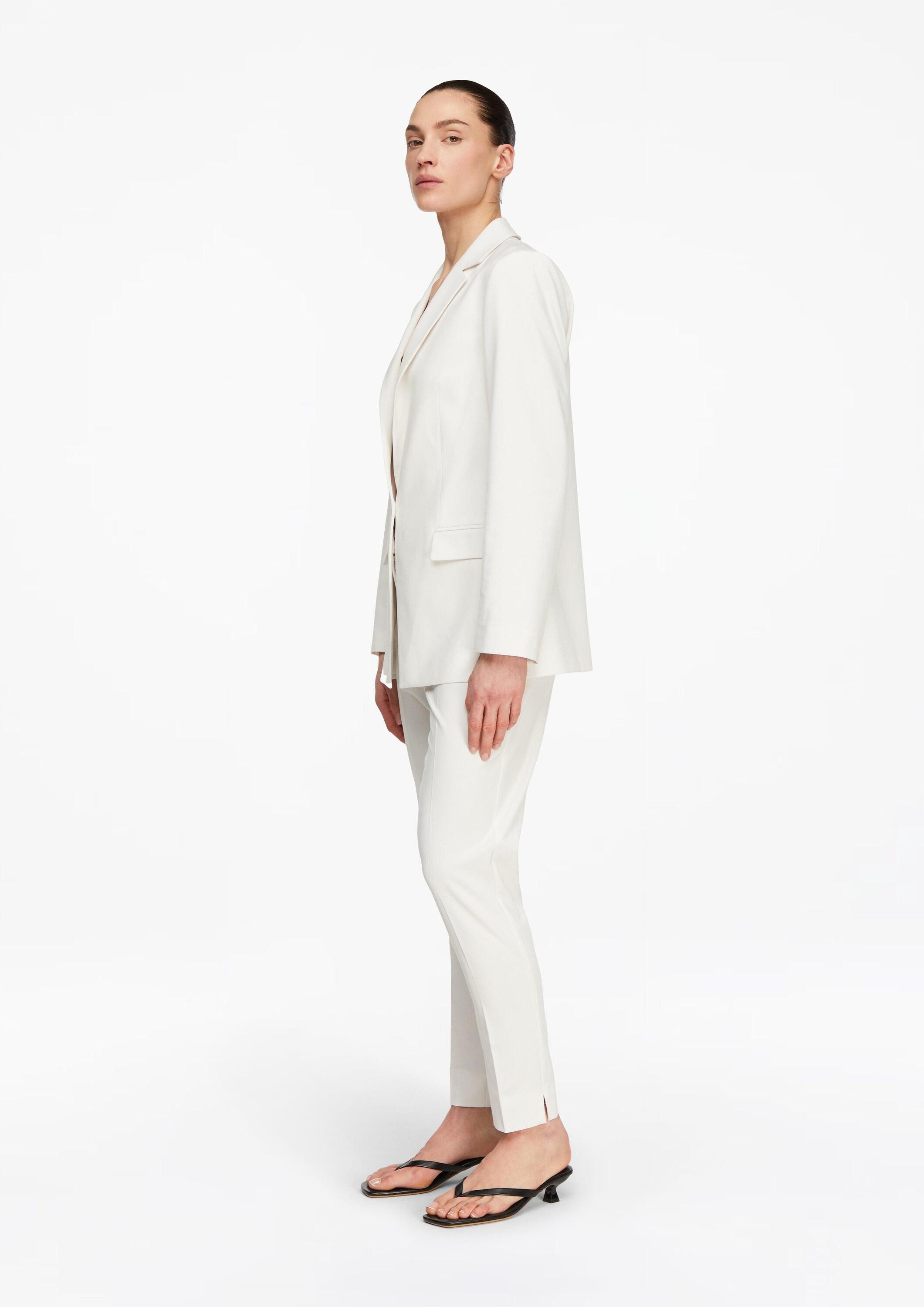 comma 7/8-Hose Hose Cigarette-Pants aus Viskose-Stretch