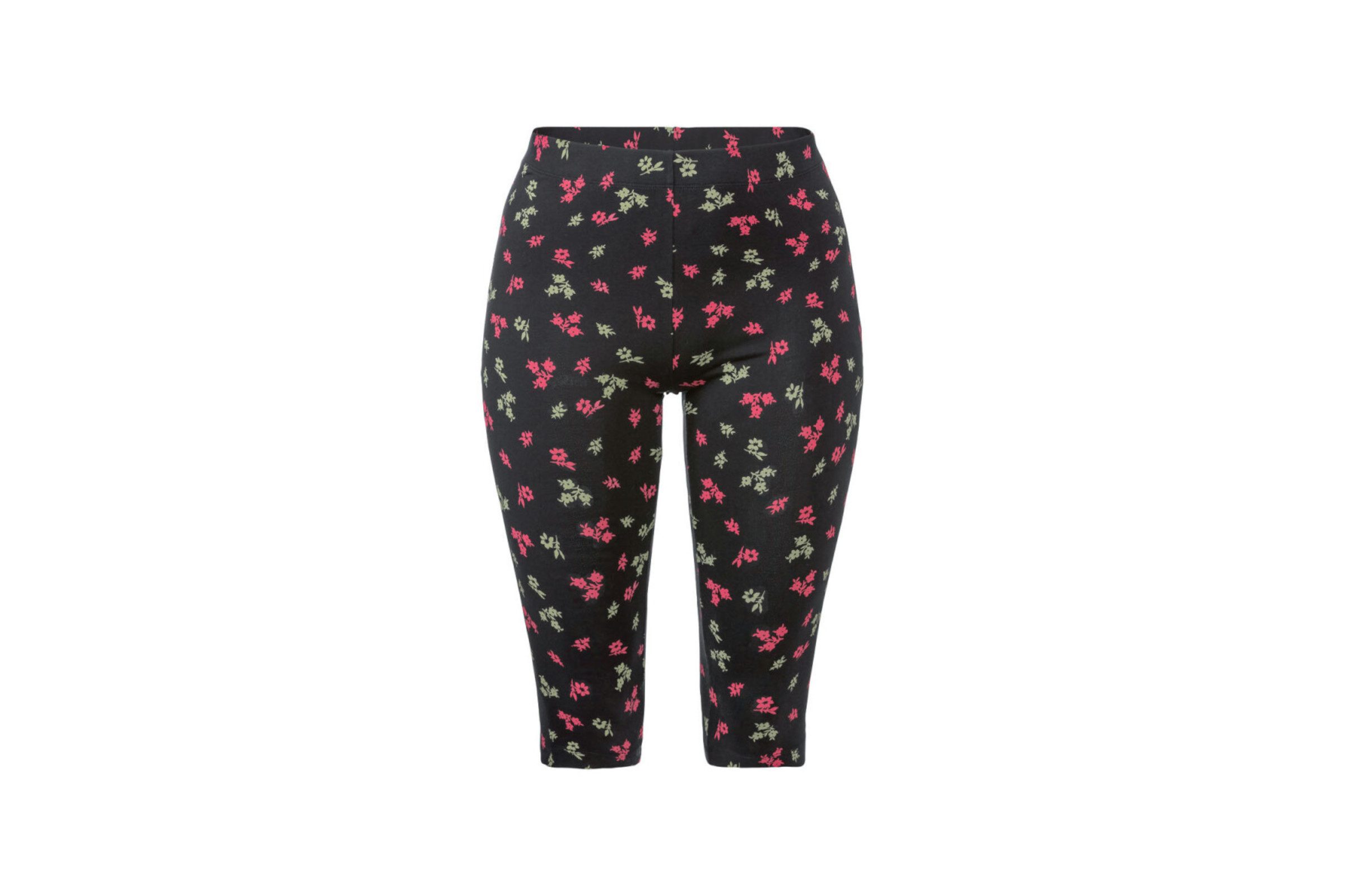 Caprileggings Damen Capri Leggings mit Gummizugbund ++plusSize++
