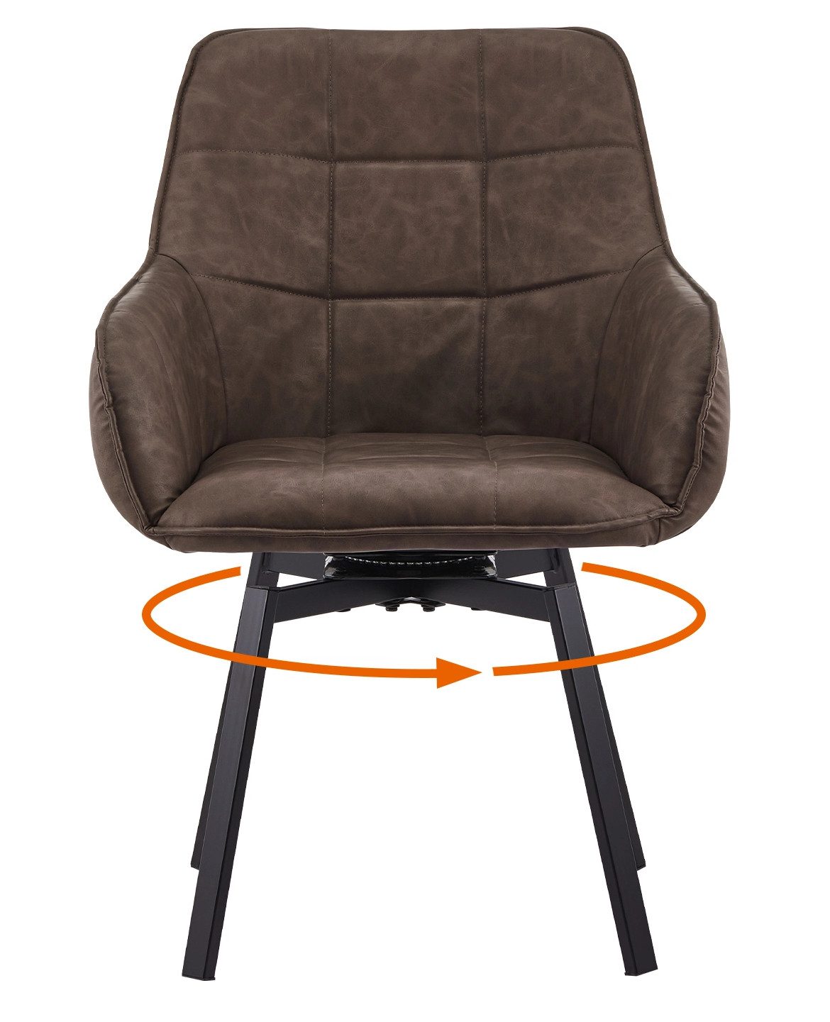 Ofcasa Esszimmerstuhl Kunstlderstuhl (2er Set, 1 günstig online kaufen