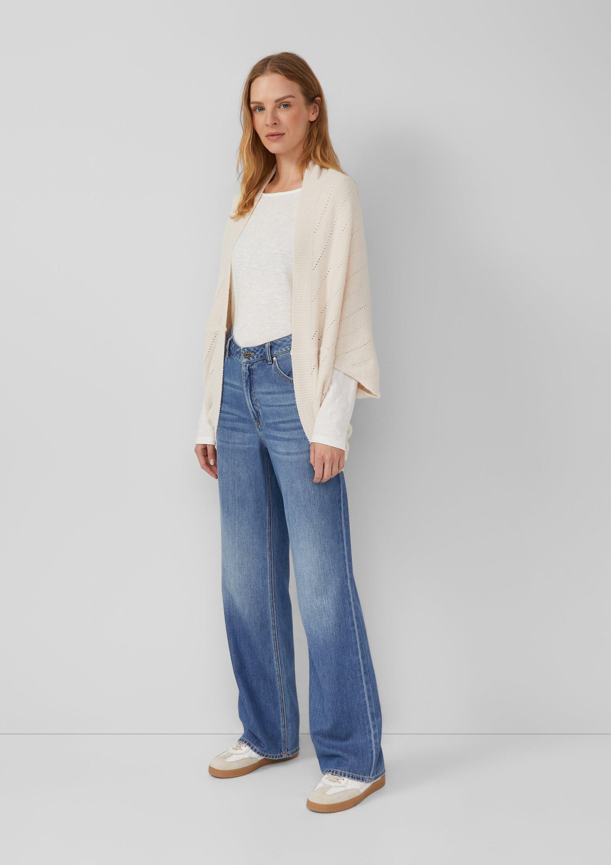 s.Oliver Poncho Indoor-Poncho Gestrickter Poncho im O-Shape