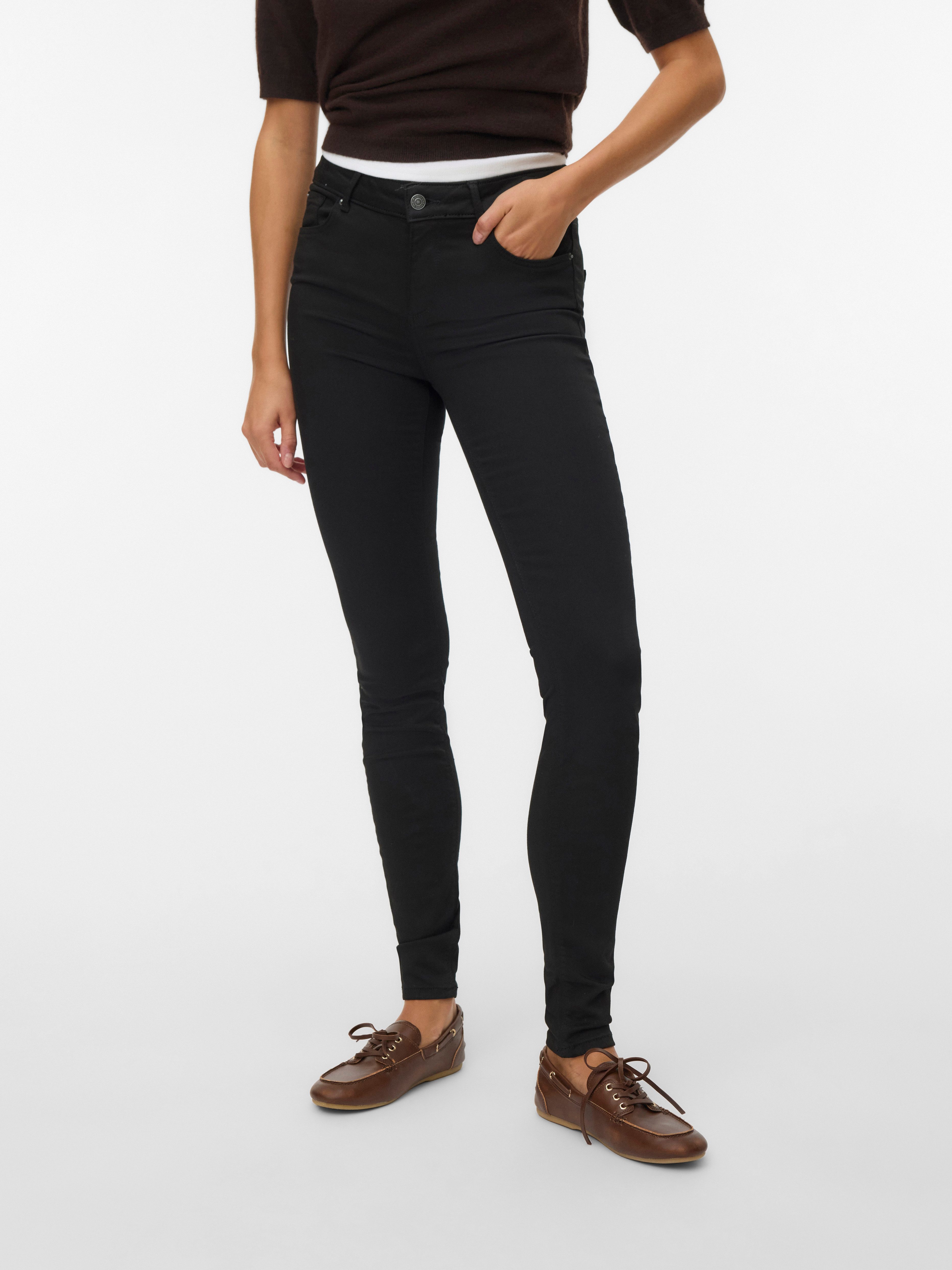 Vero Moda Skinny-fit-Jeans VMLUX NW SUPER S JEANS aus extra weicher Modal Qualität