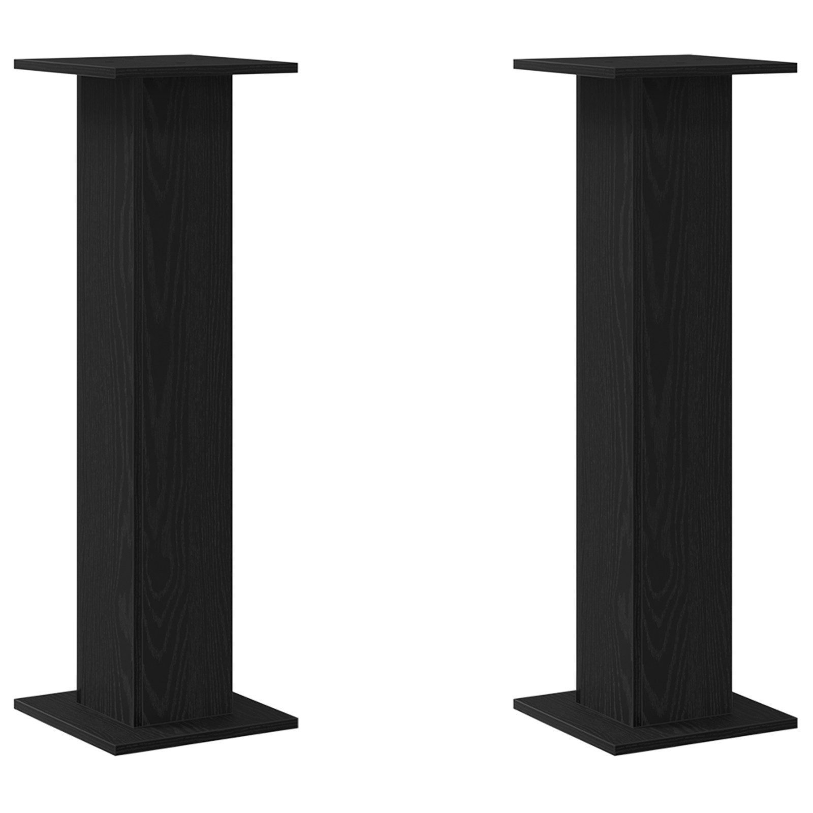 vidaXL Blumenständer Pflanzenständer 2 Stk. Schwarz günstig online kaufen