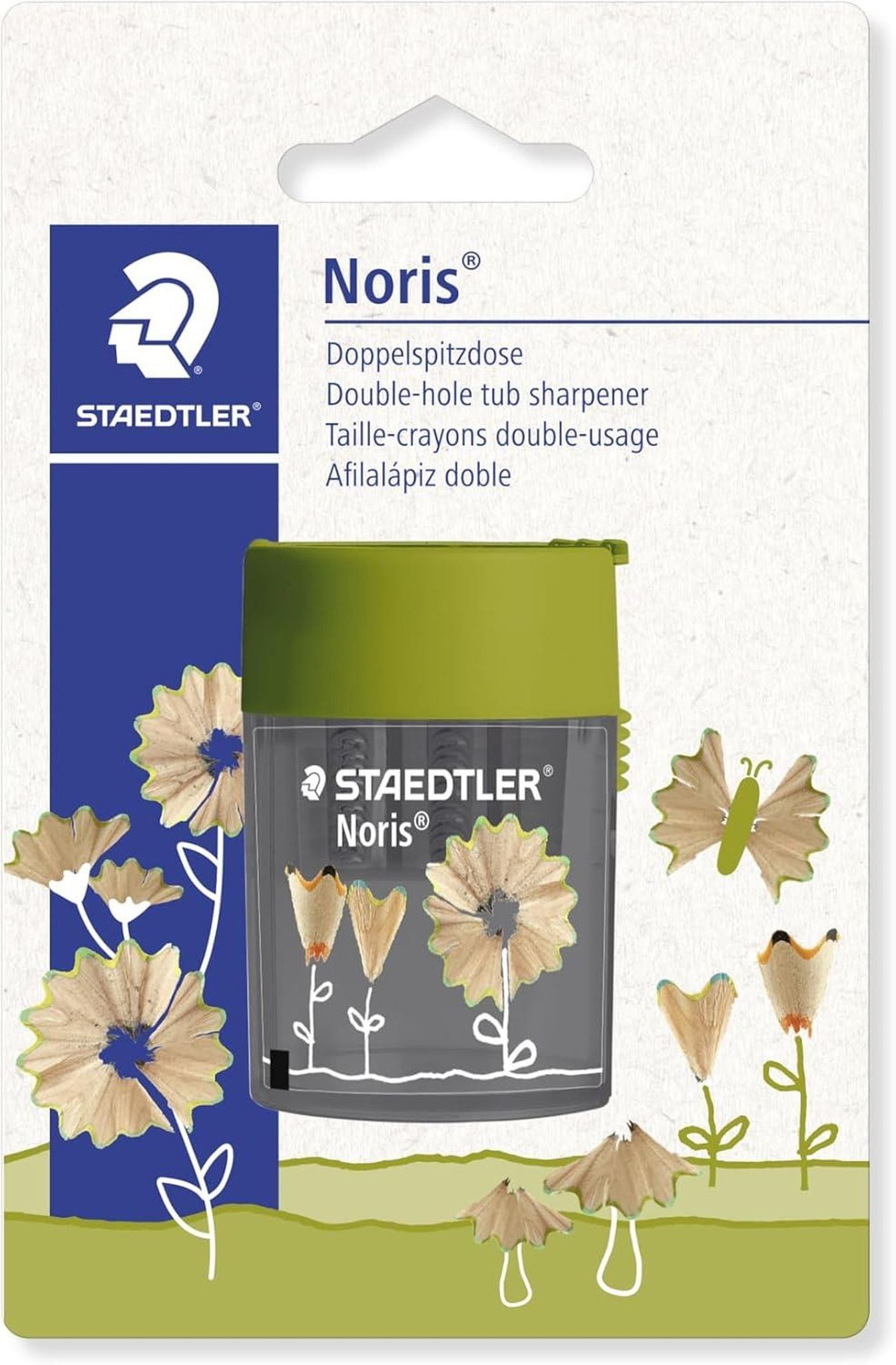 STAEDTLER Anspitzer Staedtler Doppelspitzdose Noris rund BK
