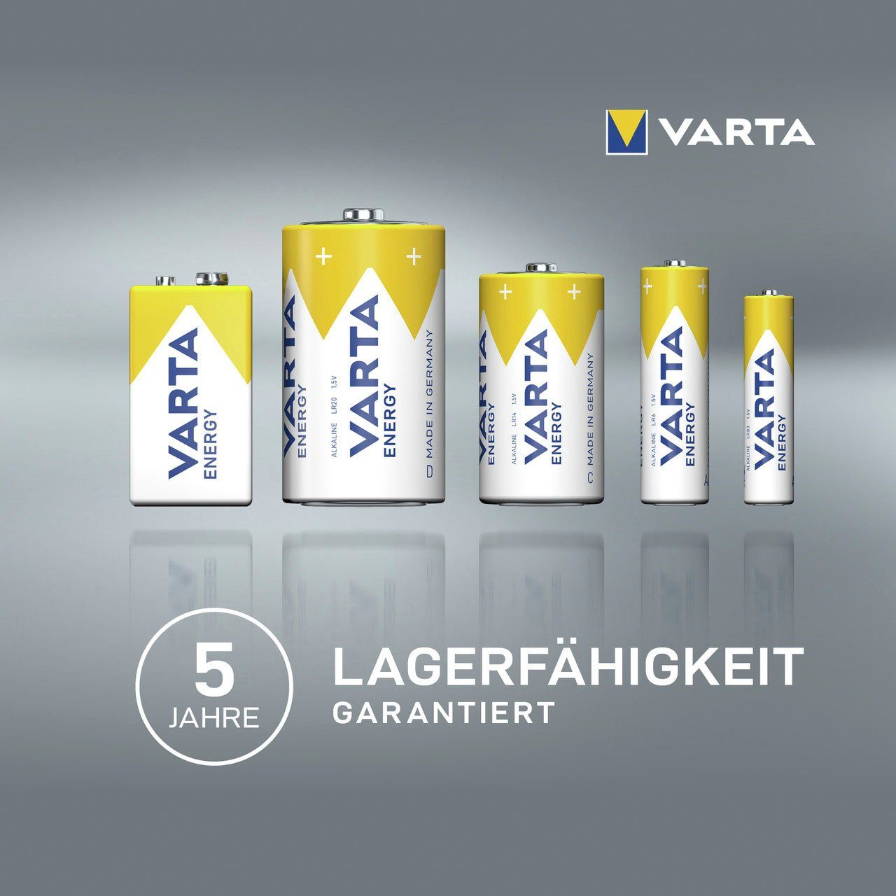 VARTA 50er Pack Energy AAA (50 LR03 St) Batterie, Alkaline Micro