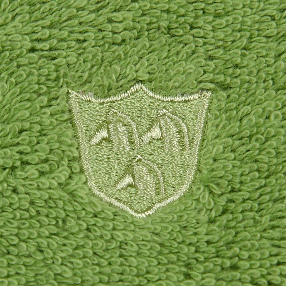 Handtücher kiwi (2-St), ROSS Vita, Bestickung Frottier ROSS-Emblem