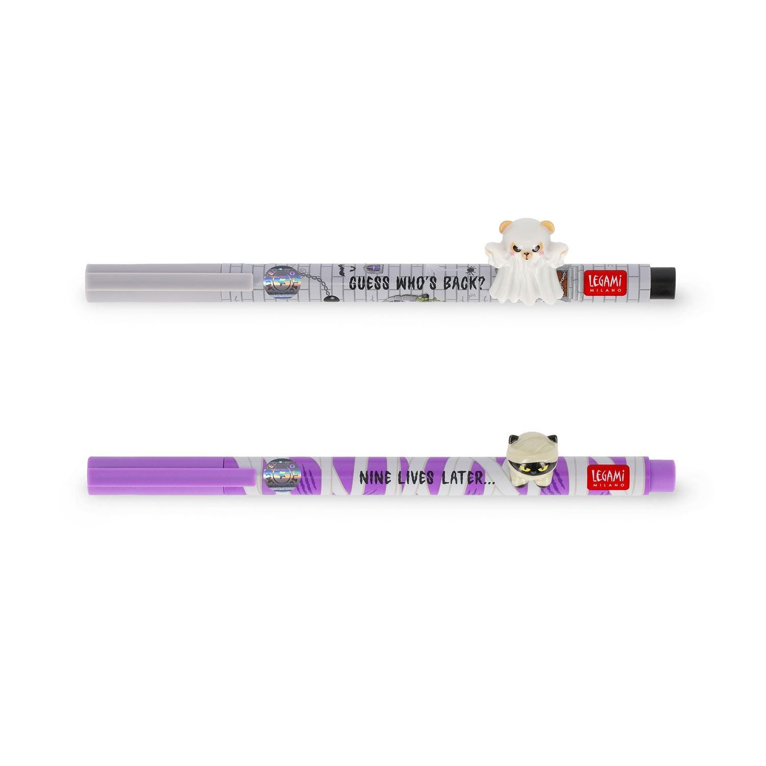 Legami Schülerkalender Legami Gelstift mit Tierdeko - Trick or Treat - Set of 2