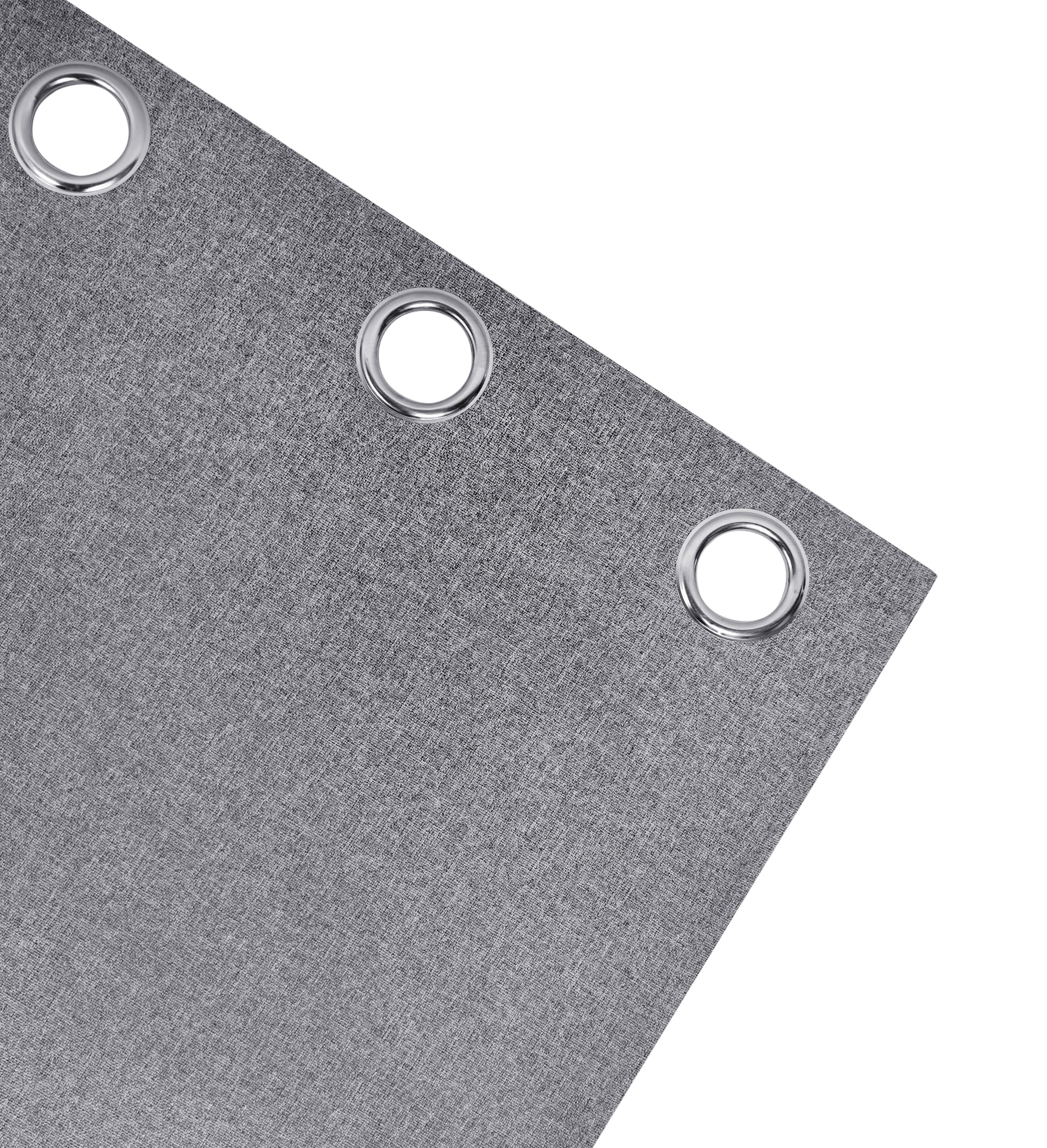 OTTO home Verdunkelungsvorhang Ronnel, 100% Lichtschutz (2 St), Ösen, verdunkelnd, Polyester, einfarbig, Wohnzimmer, Schlaf/-Kinderzimmer, 100% verdunkelnd – Bild 5 von 5