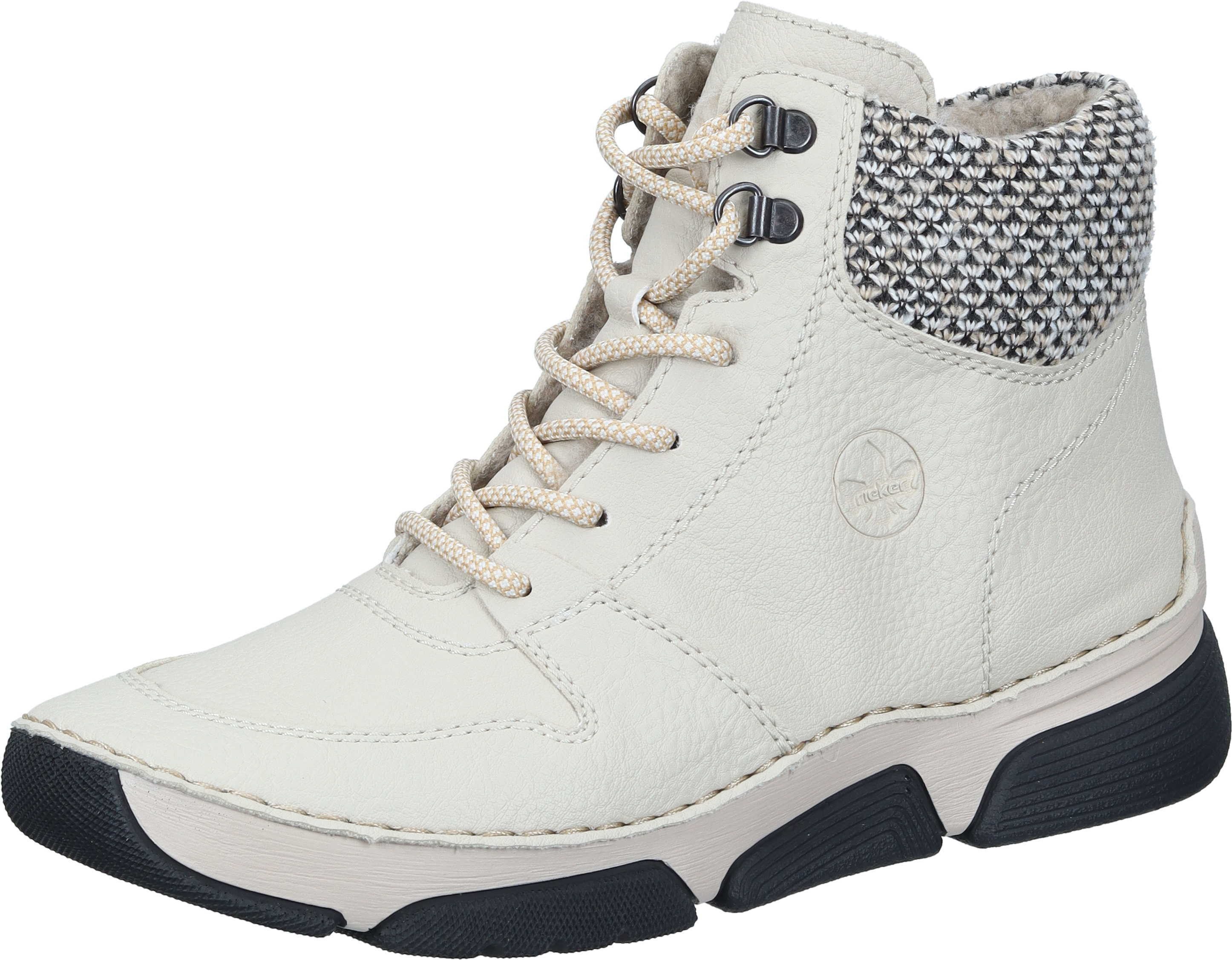Rieker Stiefeletten Schnürstiefelette aus strapazierfähigem Synthetik günstig online kaufen
