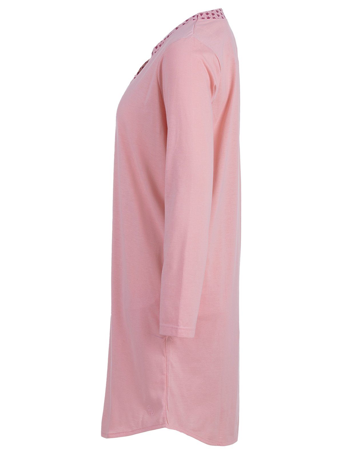 zeitlos Nachthemd Nachthemd Langarm - Blumen Borte günstig online kaufen