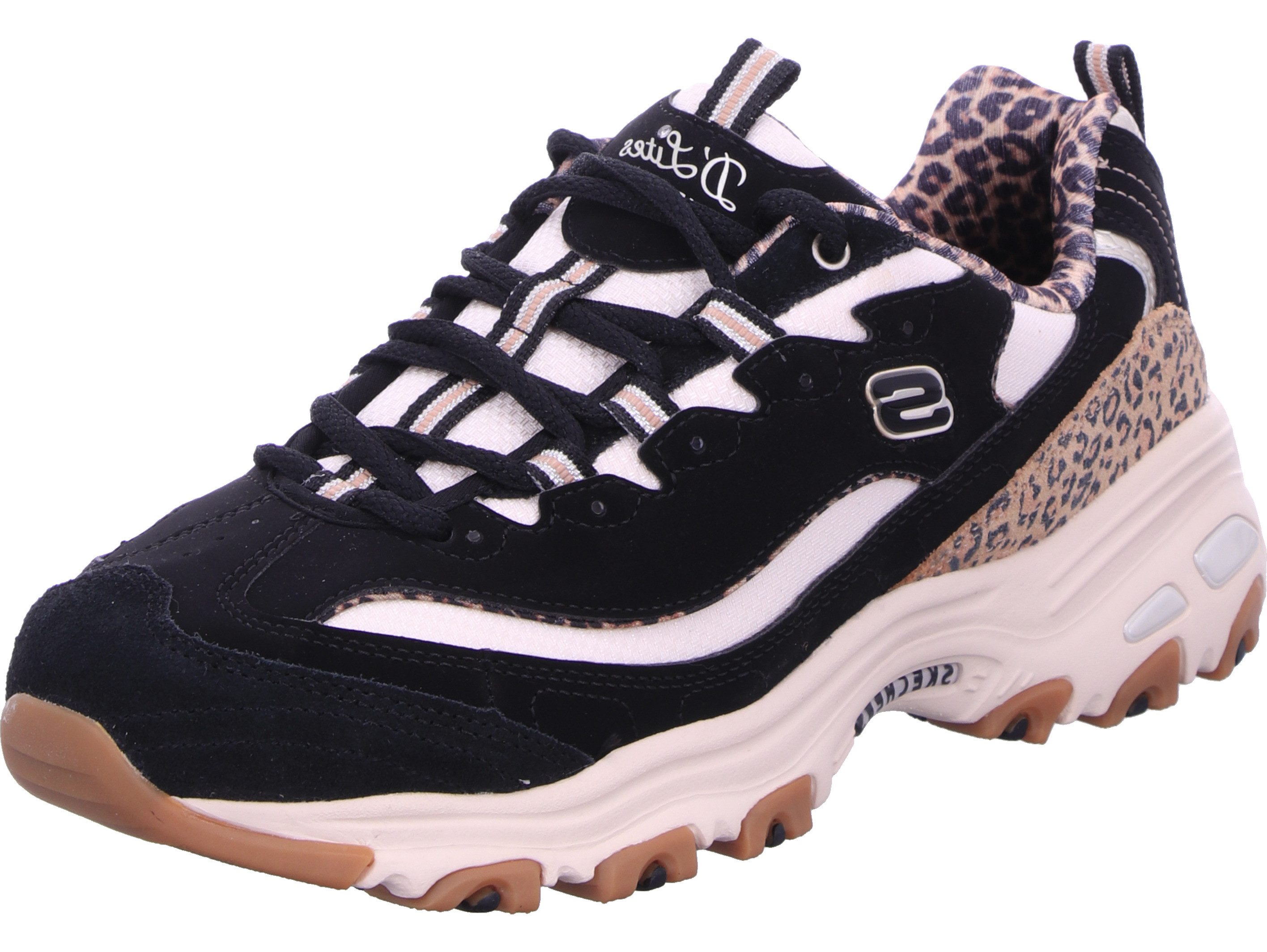 Skechers D'Lites - WILD CHARM Sneaker echtes Leder