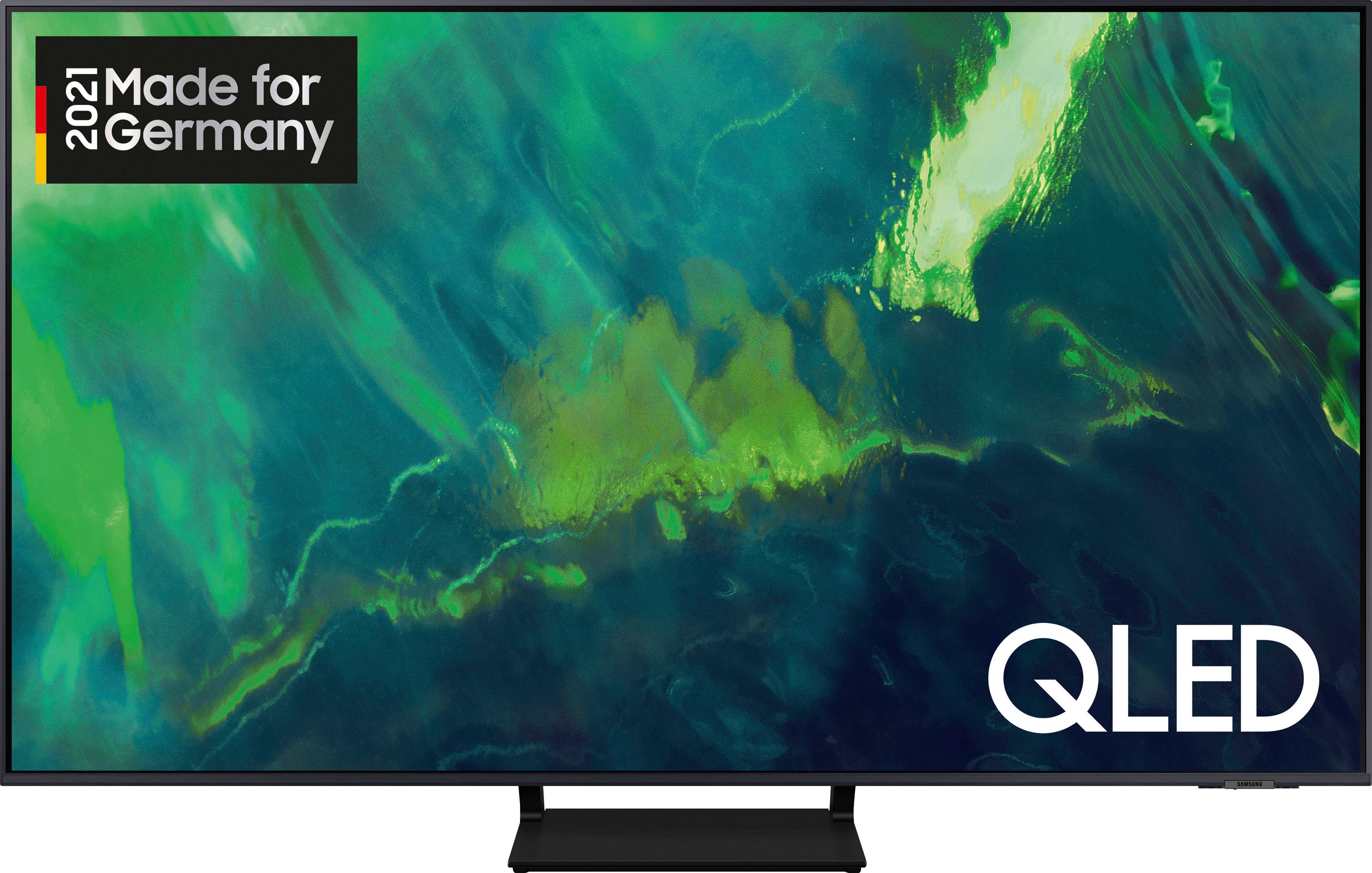Samsung GQ55Q70AAT QLED-Fernseher (138 cm/55 Zoll, 4K Ultra HD, Smart-TV,  100% Farbvolumen, Dual LED, Quantum HDR, Quantum Prozessor 4K)