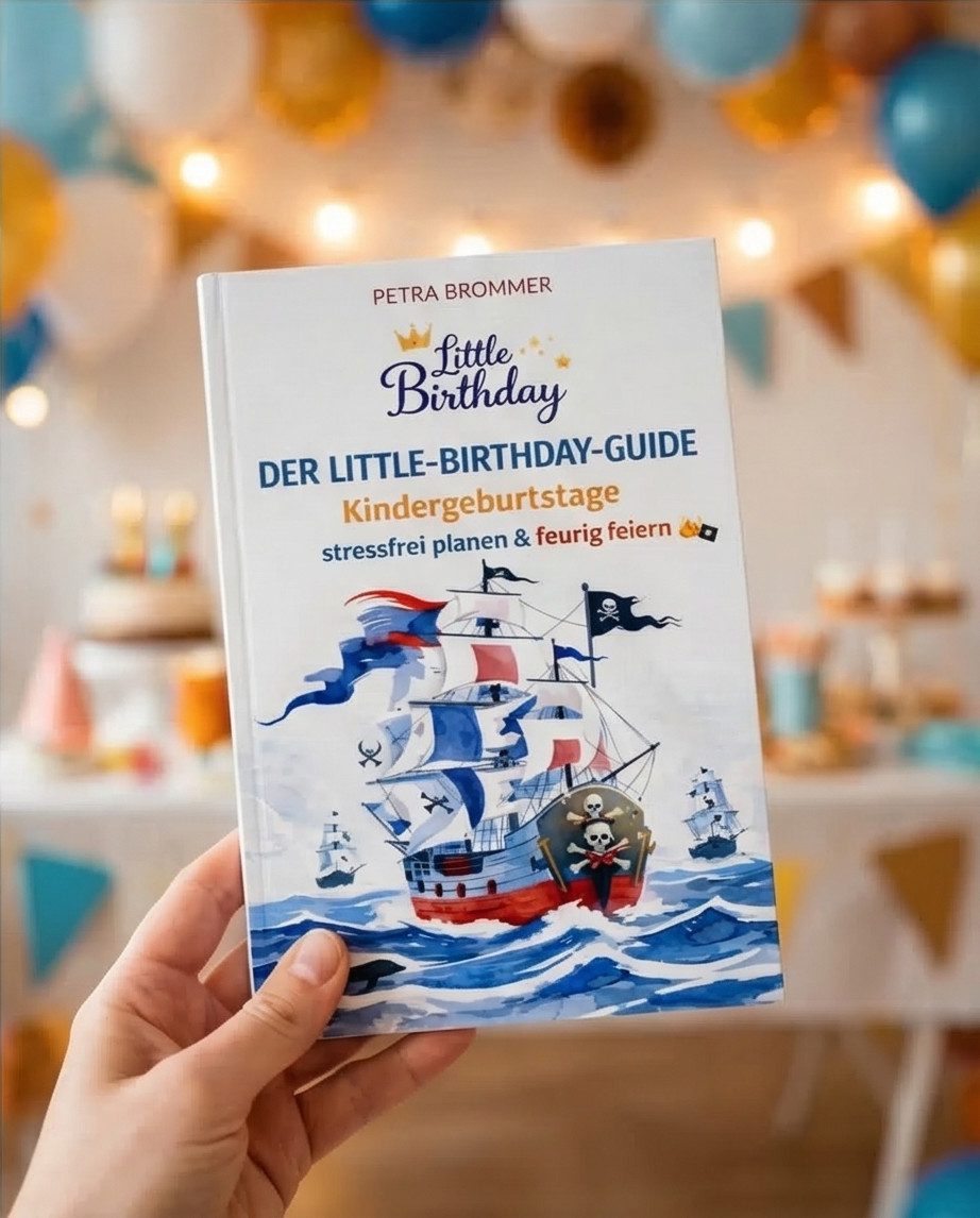 little Birthday Papierdekoration Guide: Kindergeburtstag stressfrei planen & feurig feiern, Pirat