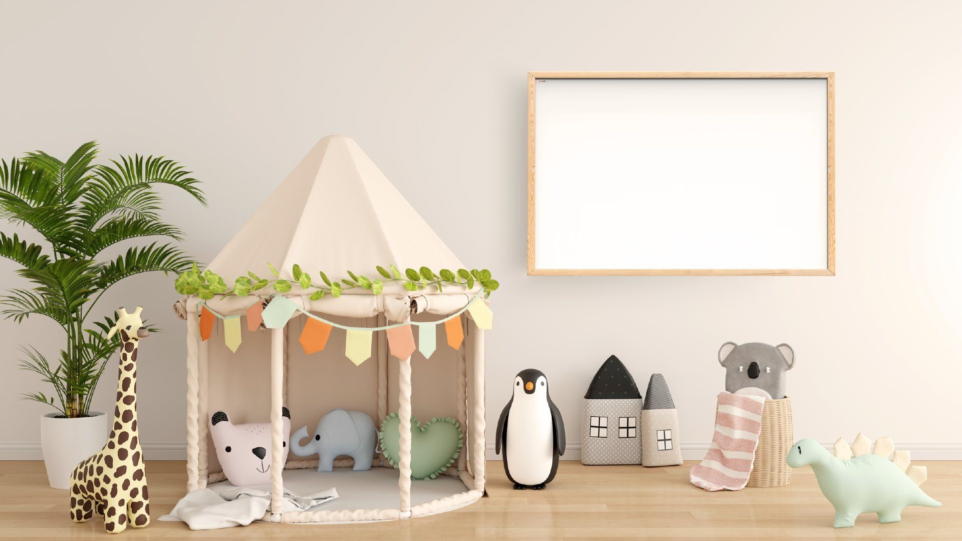 ALLboards Magnettafel Magnettafel Whiteboard Holzrahmen Wandtafel Schreibtafel