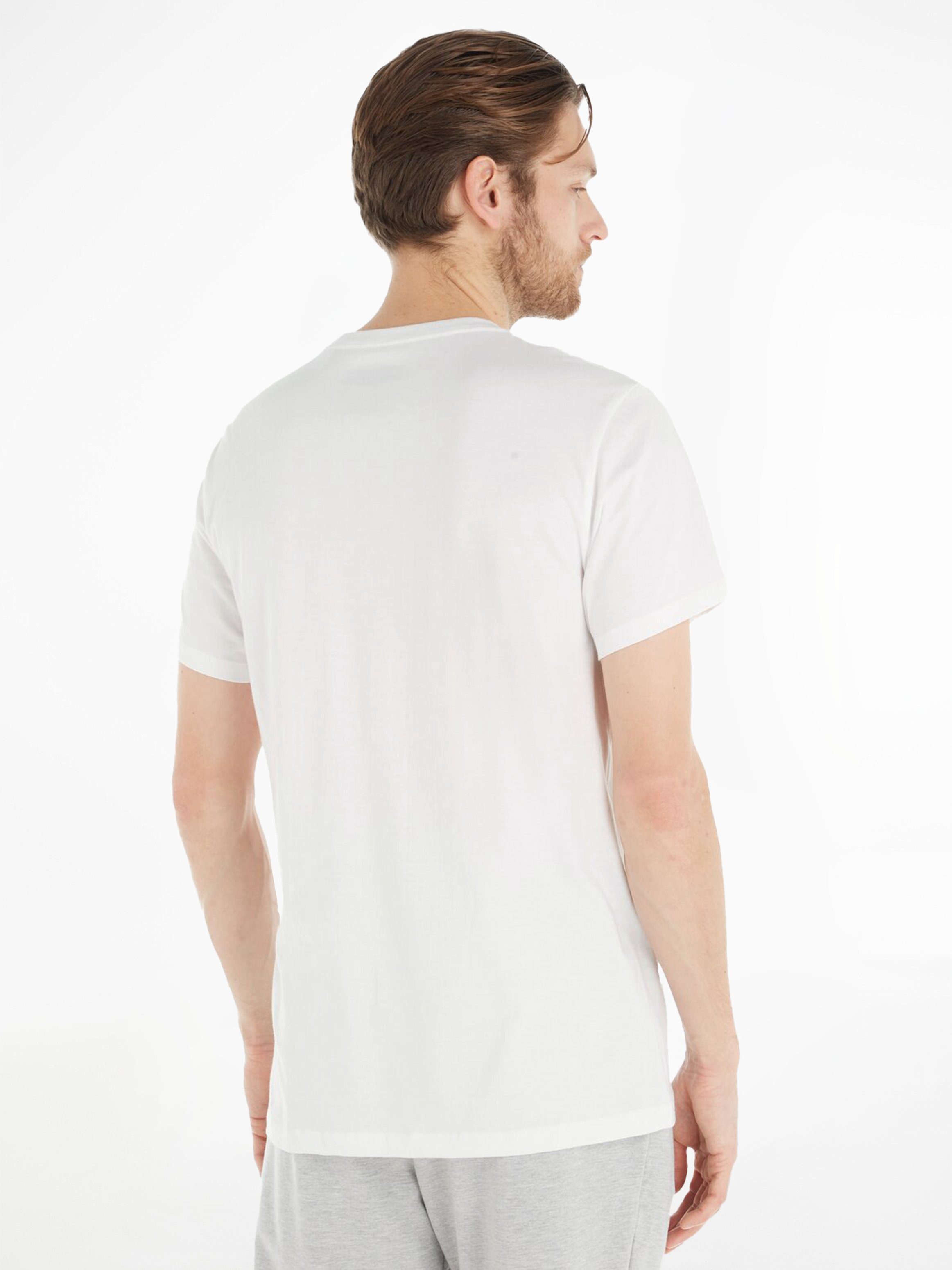 T-Shirt uni Calvin Klein (3er-Pack) weiß Underwear