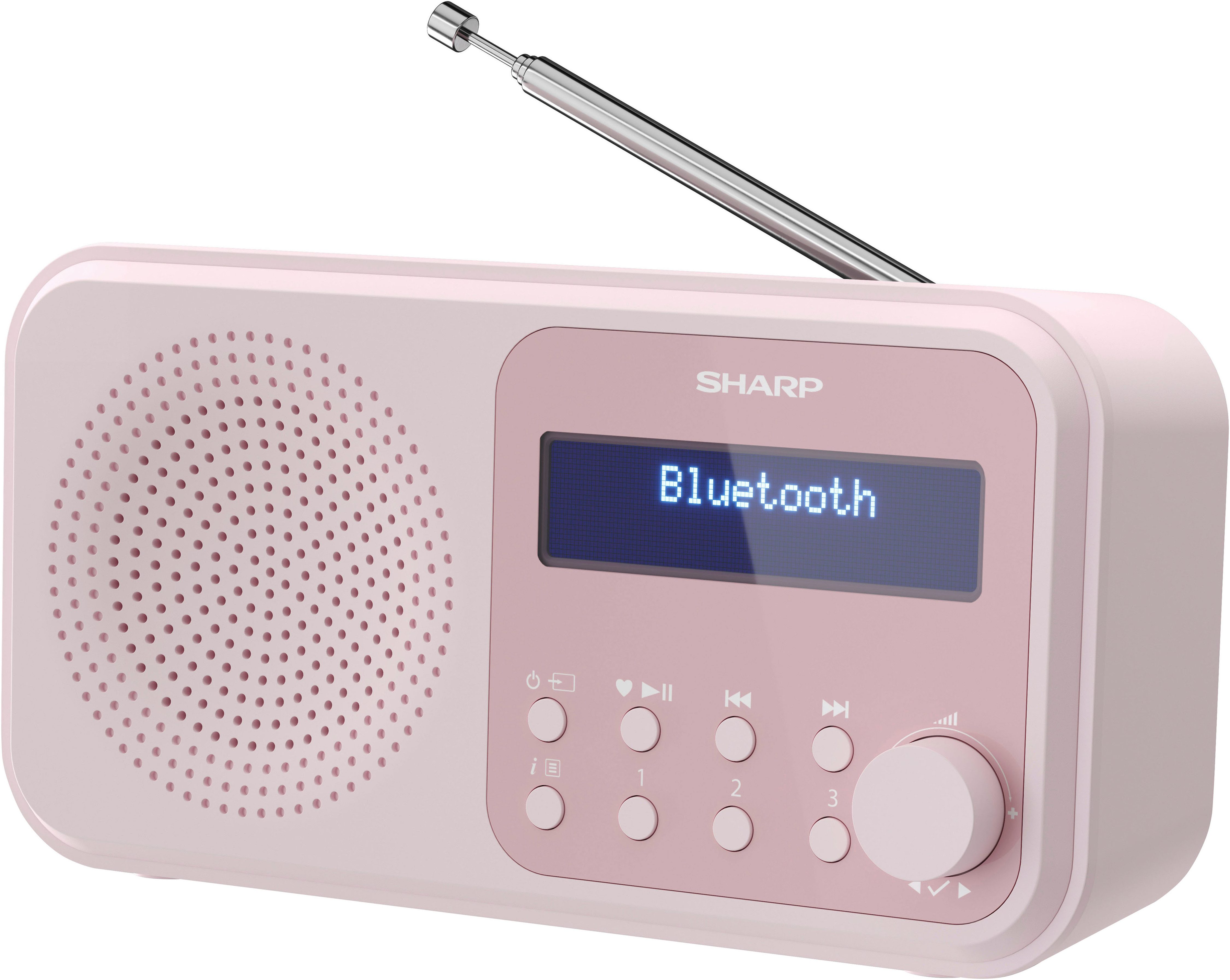 Sharp DR-P420 Radio (Digitalradio (DAB), FM-Tuner mit RDS, 2 W)