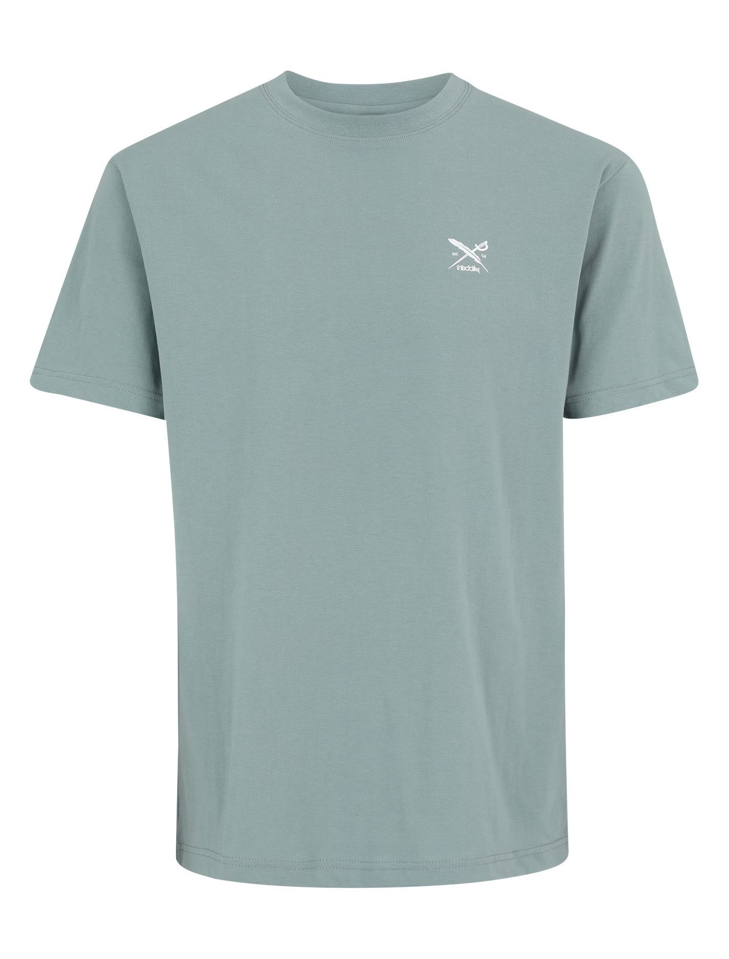 iriedaily Kurzarmshirt Chestflag Tee - T-Shirt Herren - Regular Fit - Basic Shirt - grün