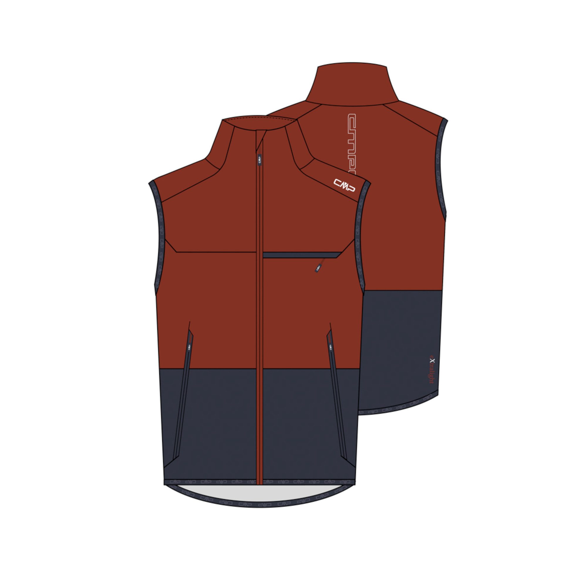 Funktionsweste CMP Herren Weste MAN VEST 34A7567
