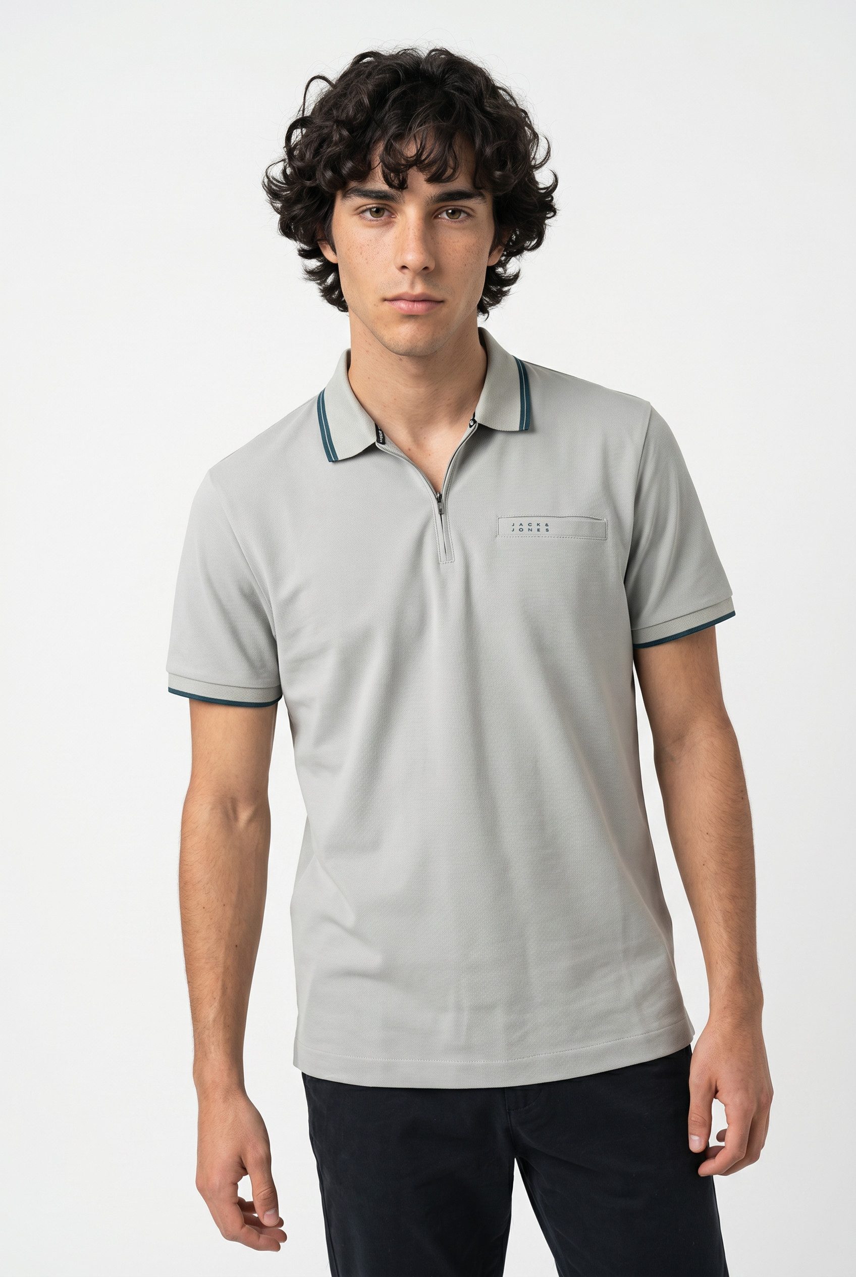 Poloshirt JCOFUSION BRANDING POLO ZIP SS