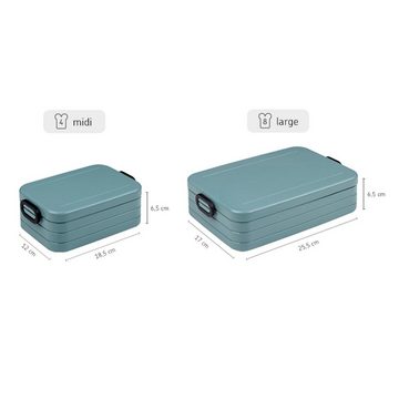 Mepal Lunchbox Take a Break Lunchboxen Set Large Midi, Acrylnitril-Butadien-Styrol (ABS), (2-tlg), Spülmaschinengeeignet