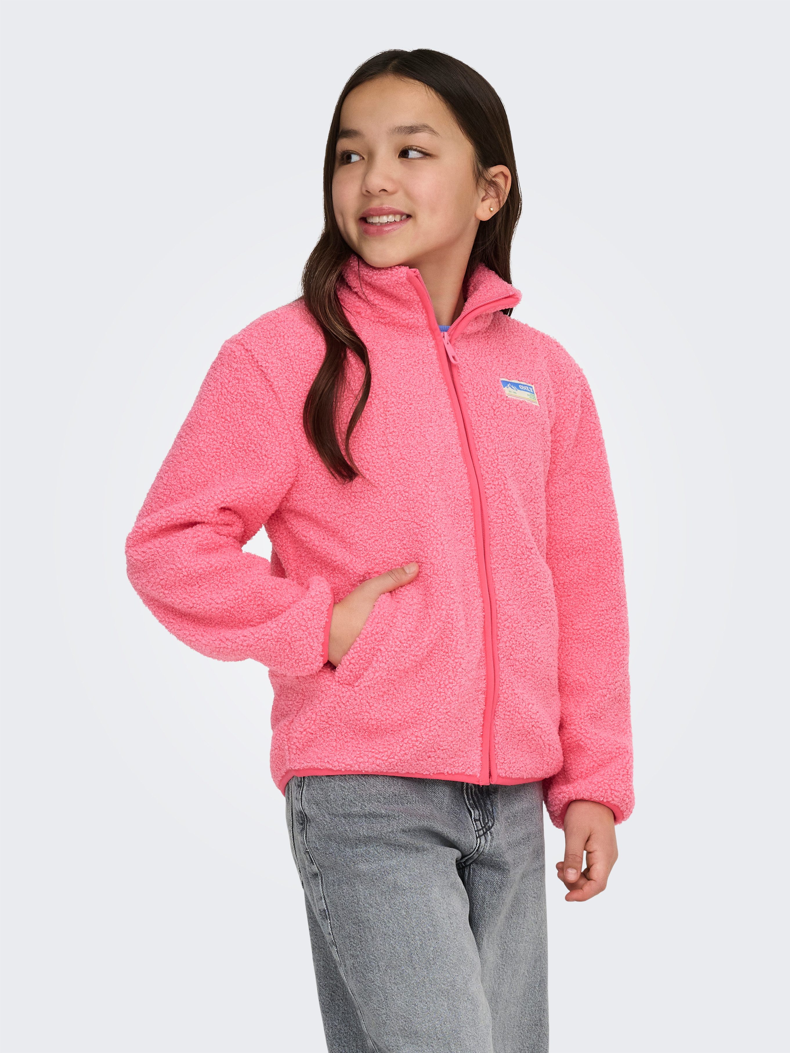 KIDS ONLY Fleecejacke KOGEVA LIFE TEDDY JACKET CP OTW NOOS