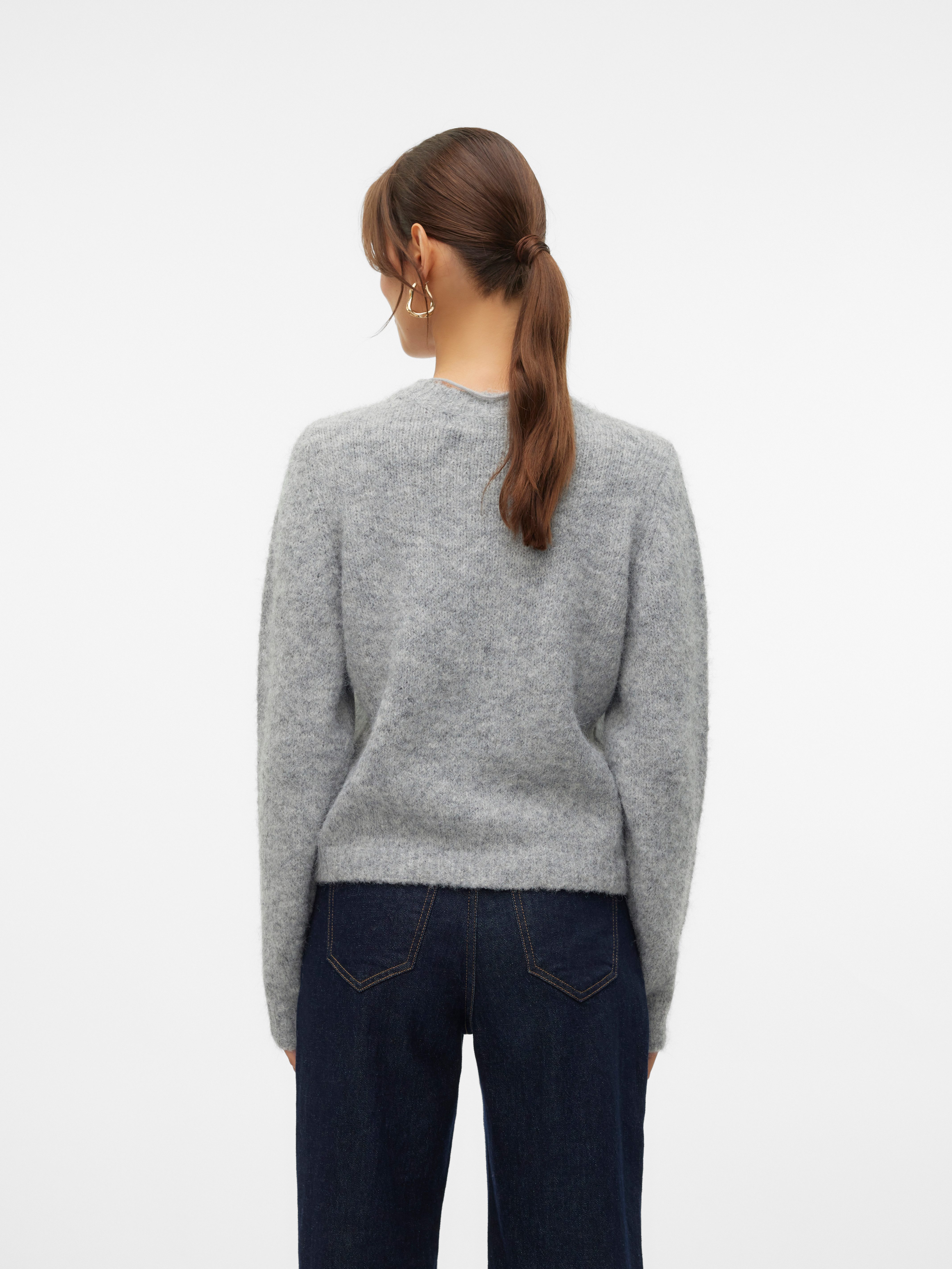 Vero Moda Strickpullover VMNOVAH LS O-NECK PULLOVER GA NOOS